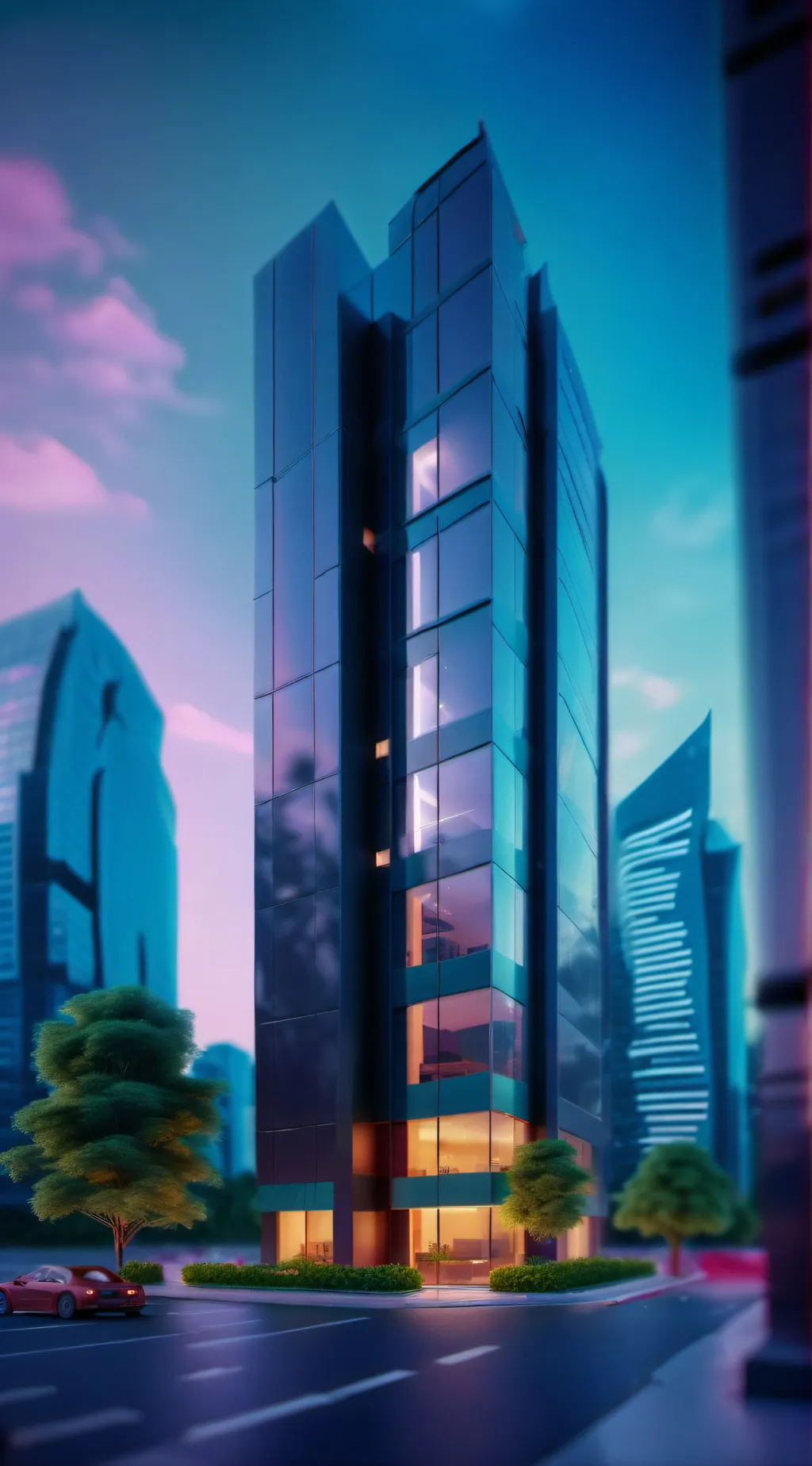 ai character: Office background