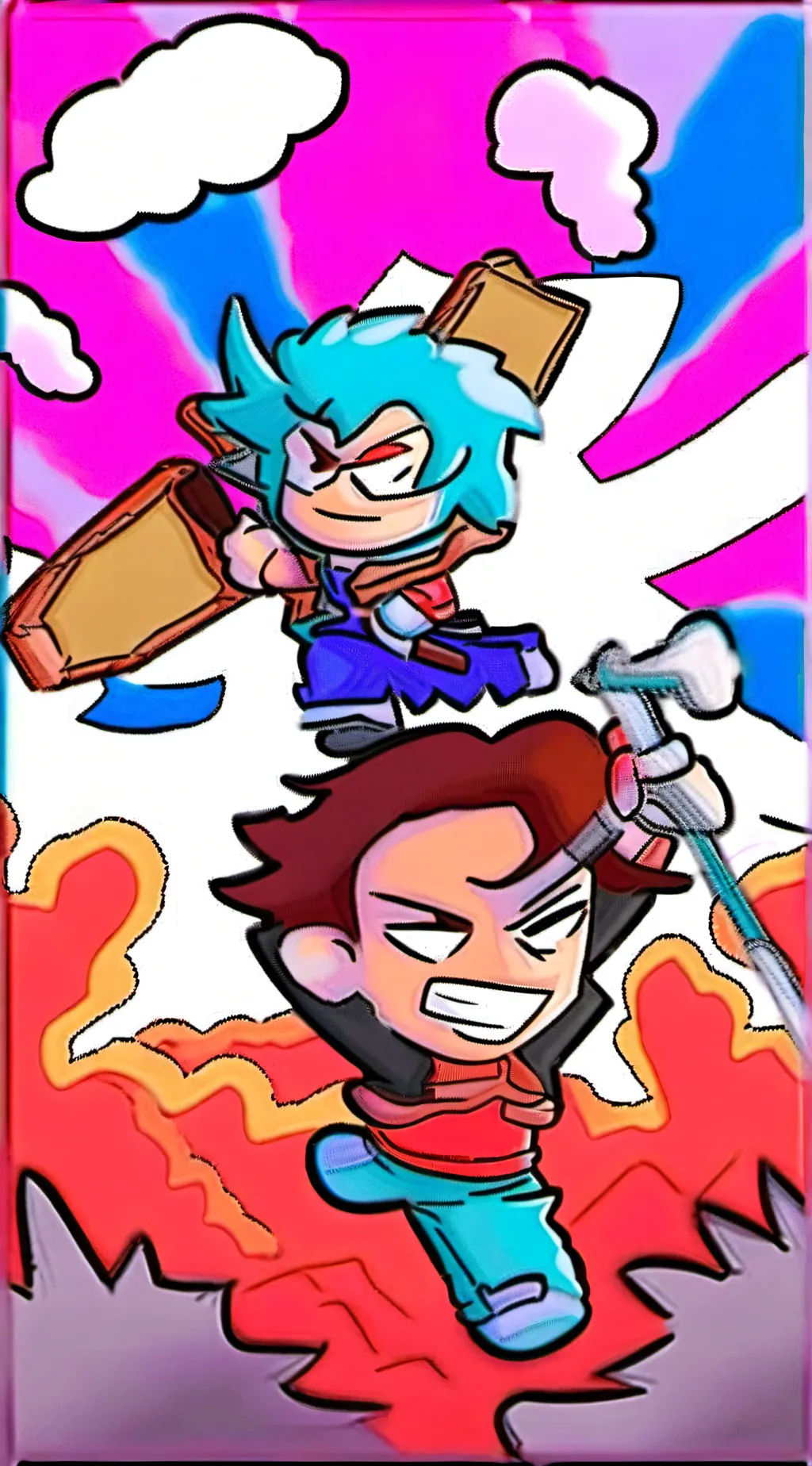 ai character: oh god no background