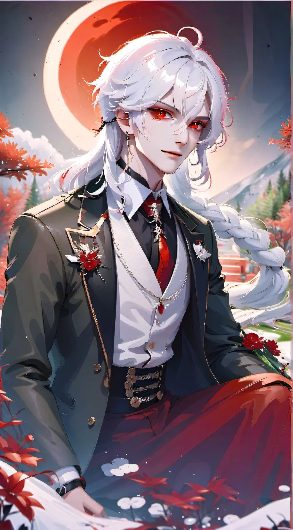 ai character: Lucas  background