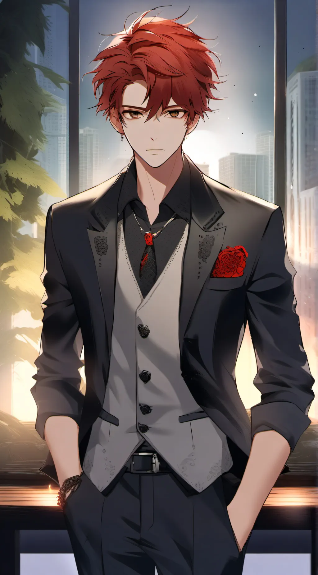 ai character: 💓Asher💓 background