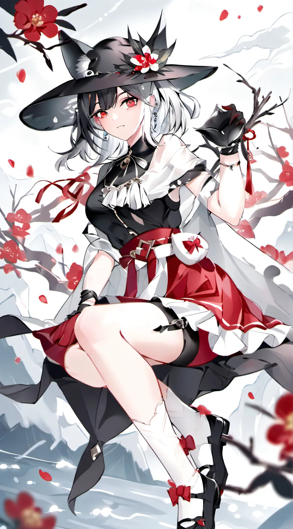 ai character: 芷若 background