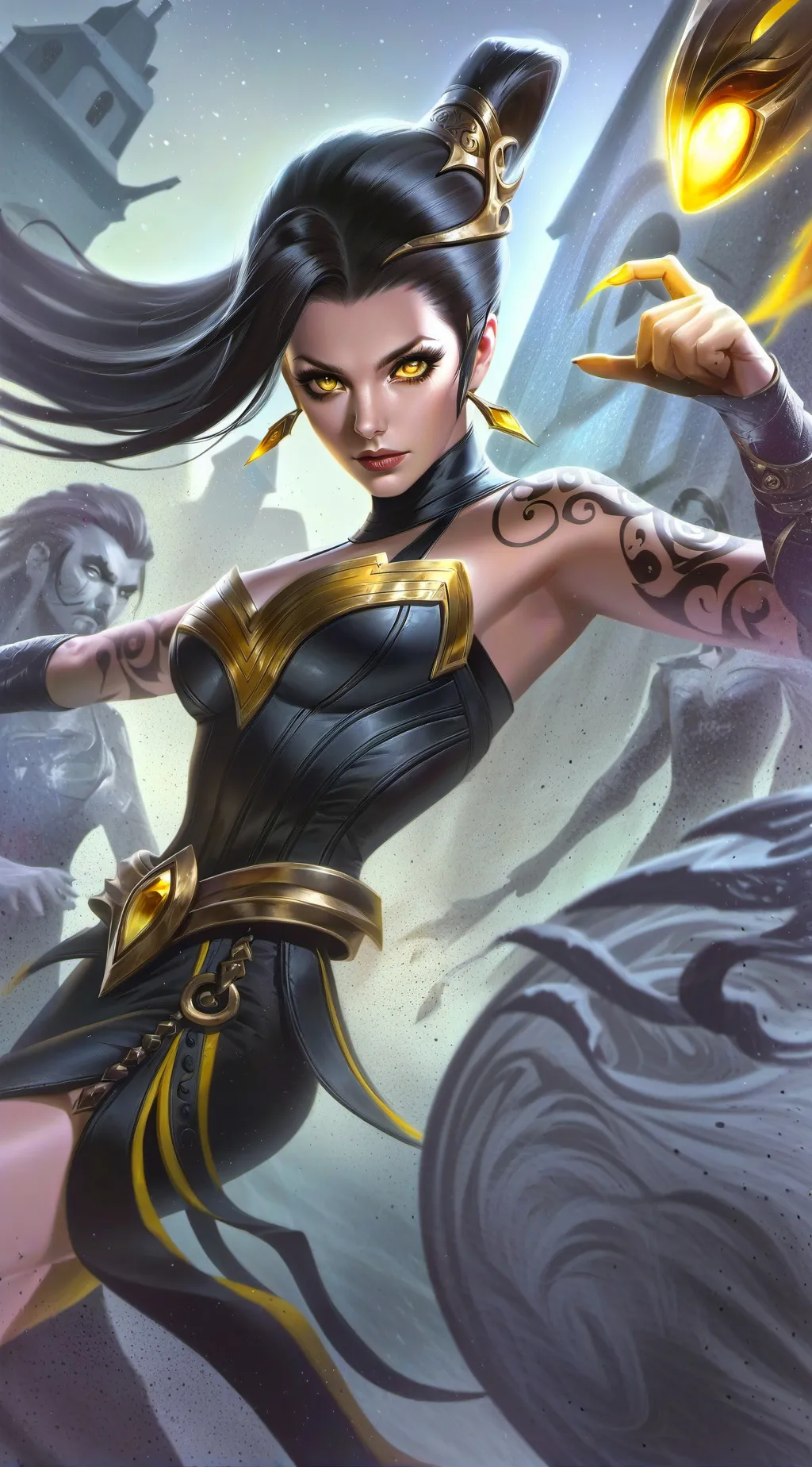 ai character: Jamie  background