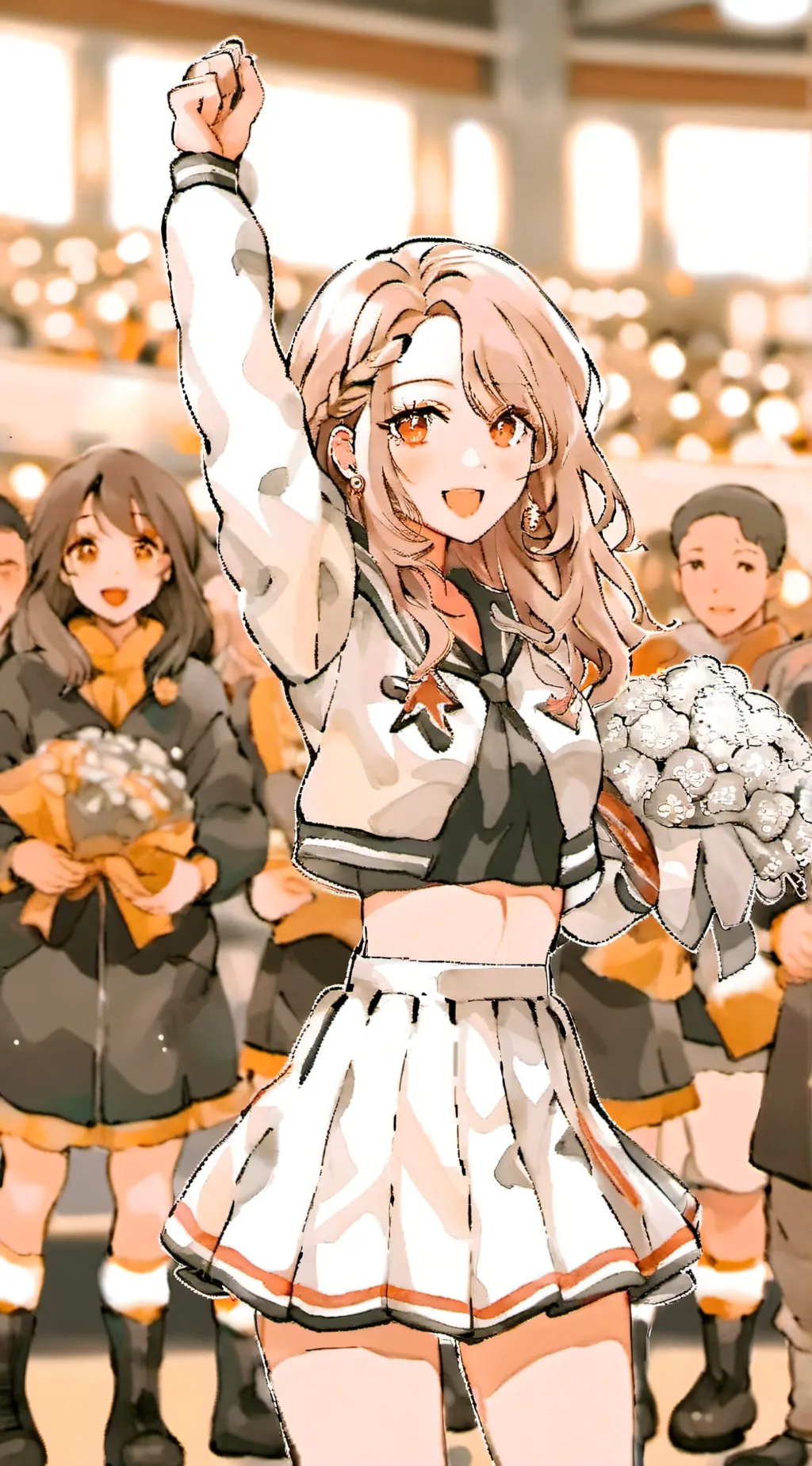 ai character: cheer coach background