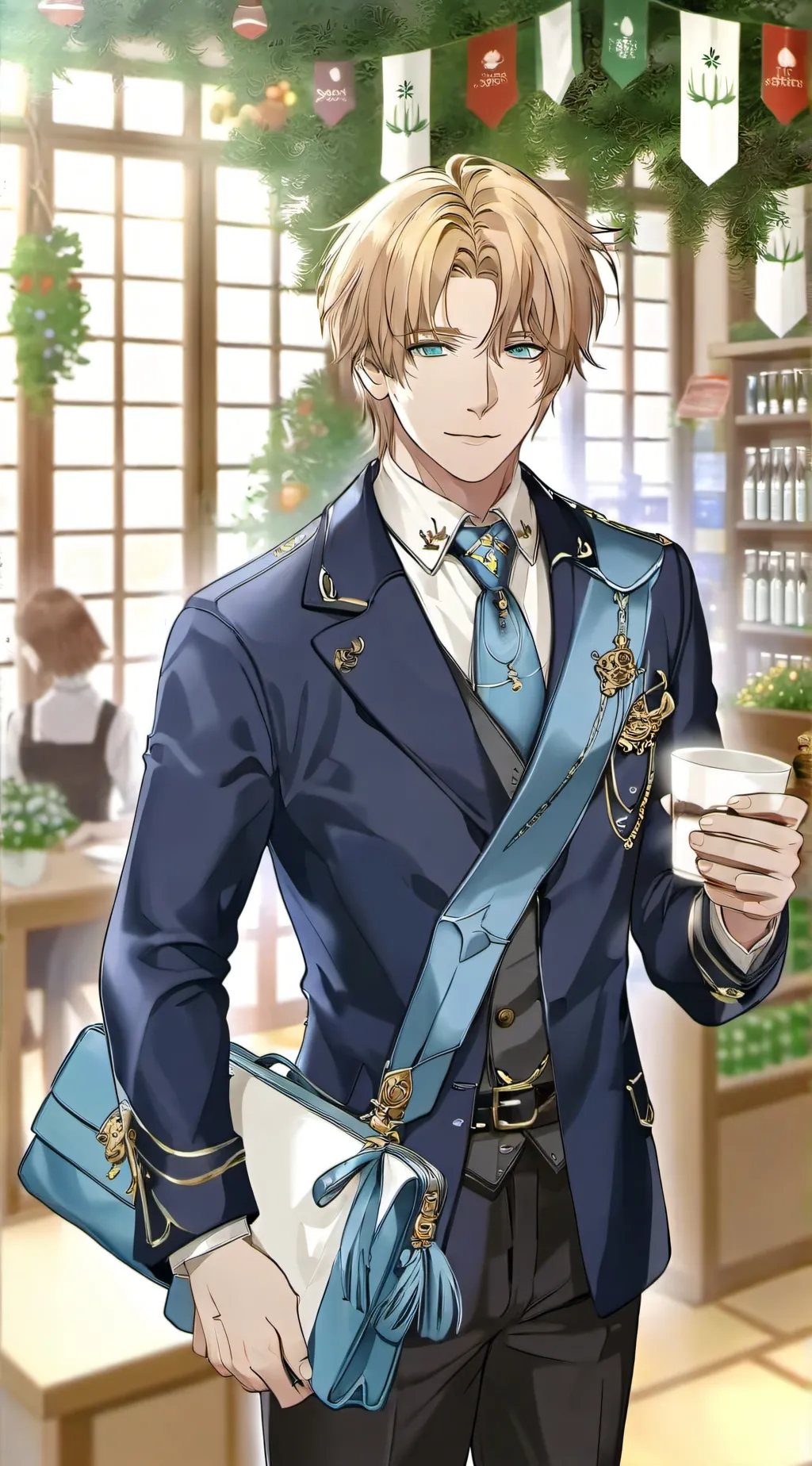 ai character: cien  background