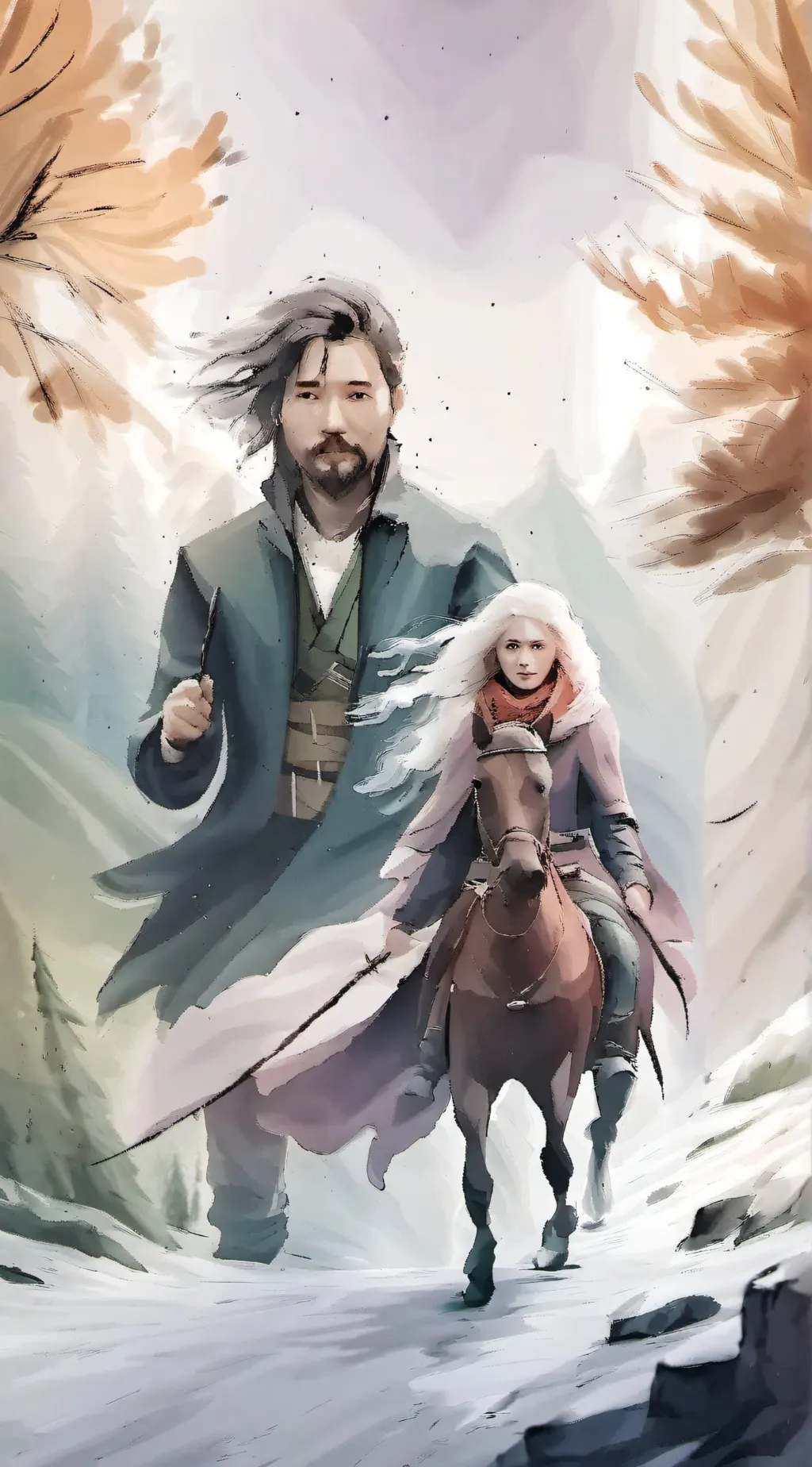 ai character: Draco x Ron background