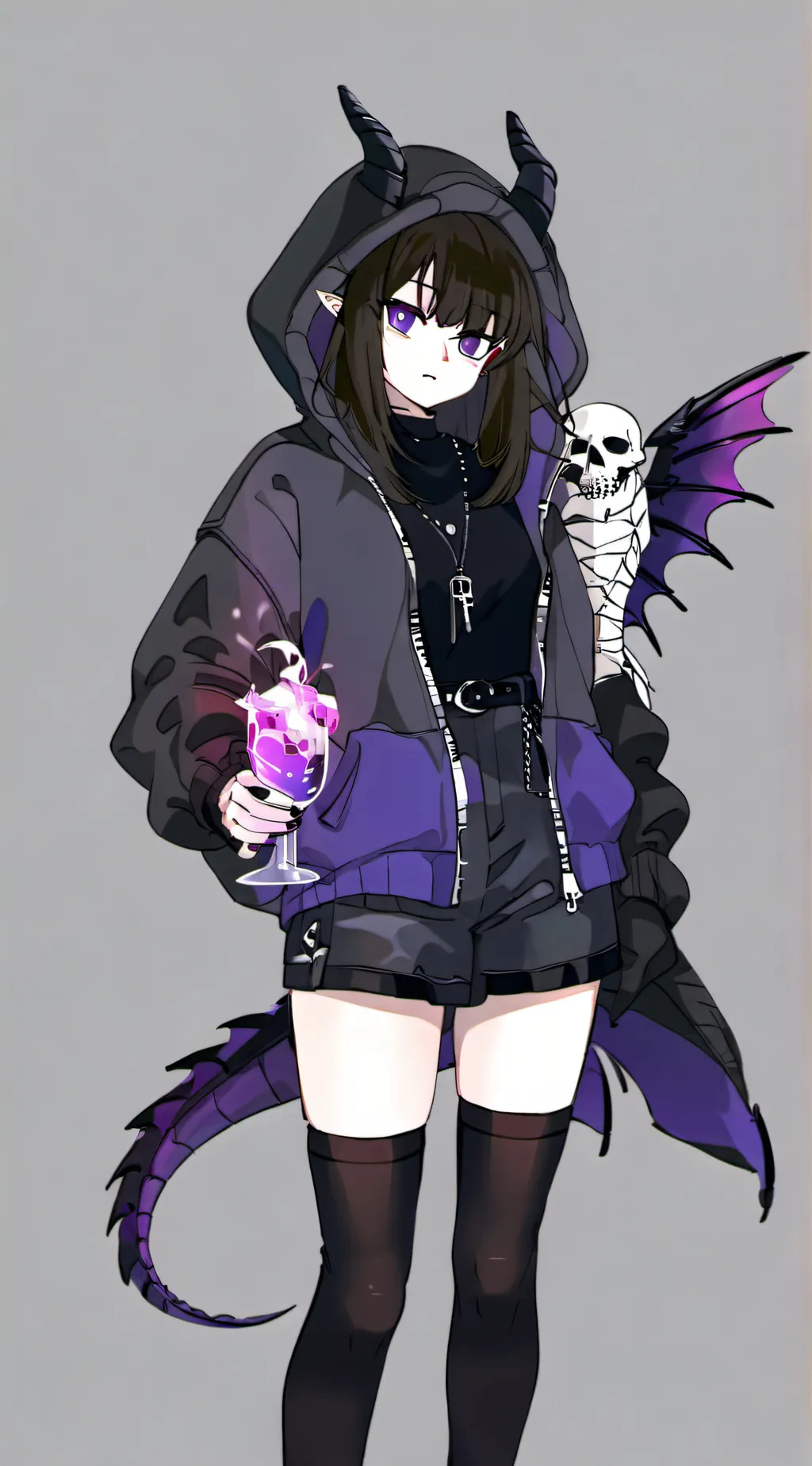 ai character: shade background