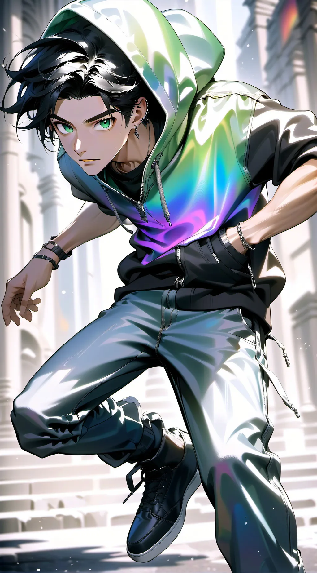 ai character: blake background