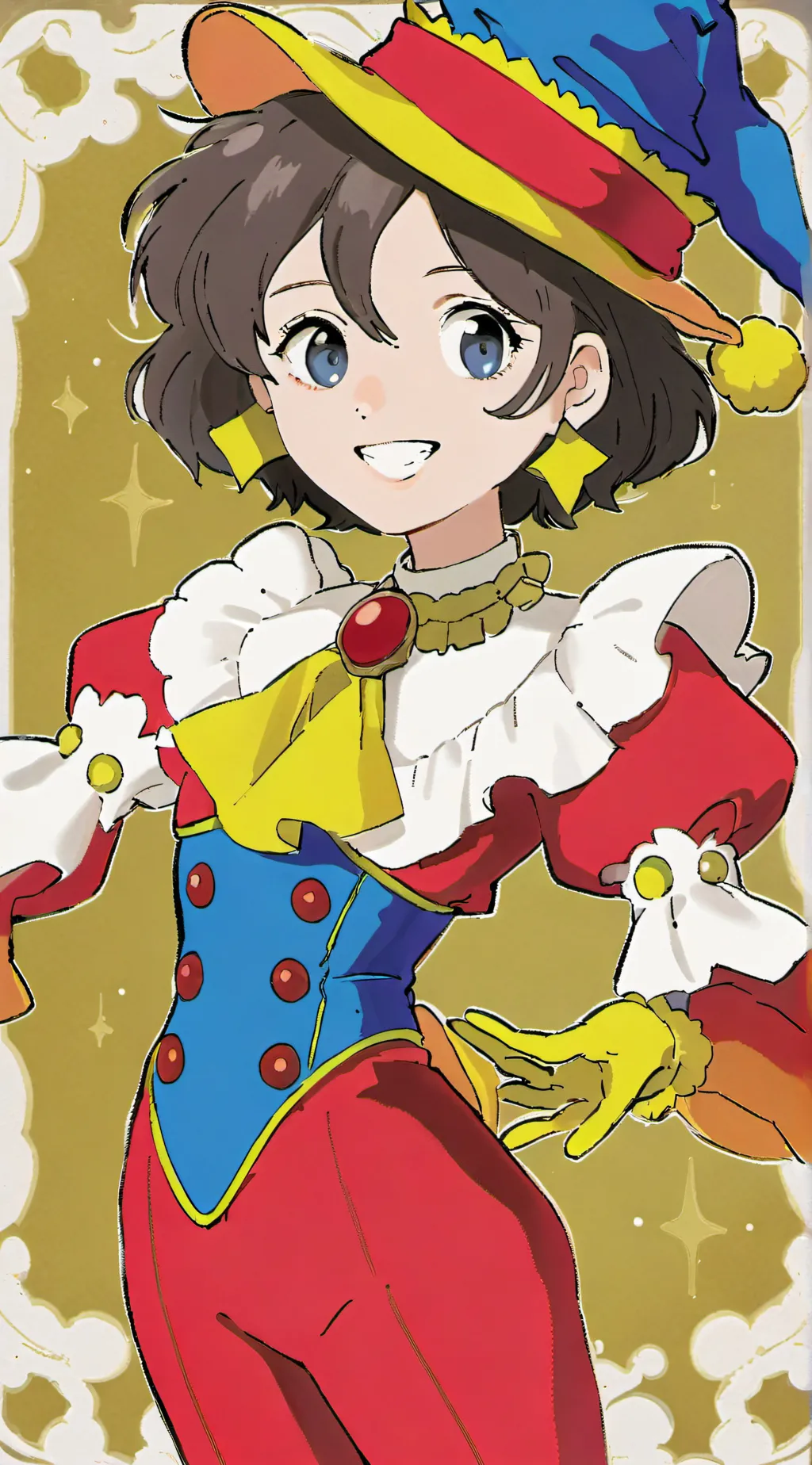 ai character: Pomni background