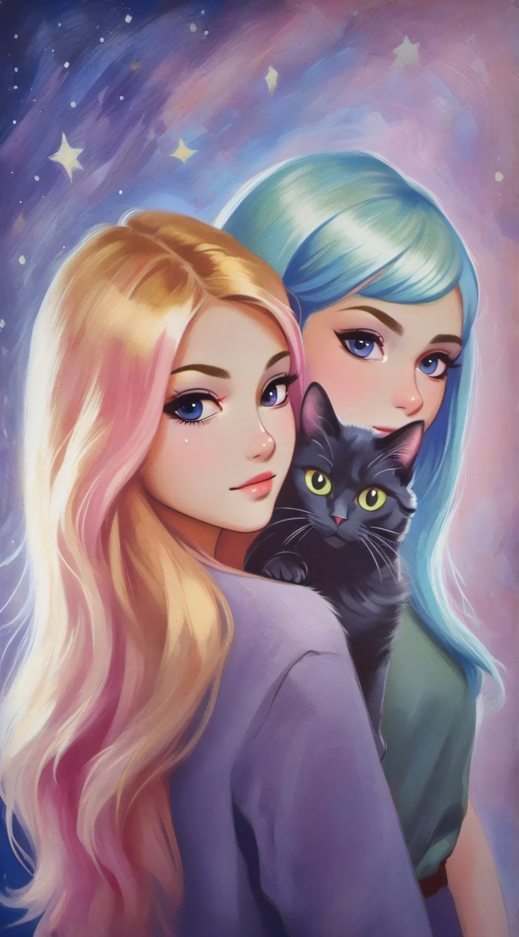 ai character: My bestie and KNY background