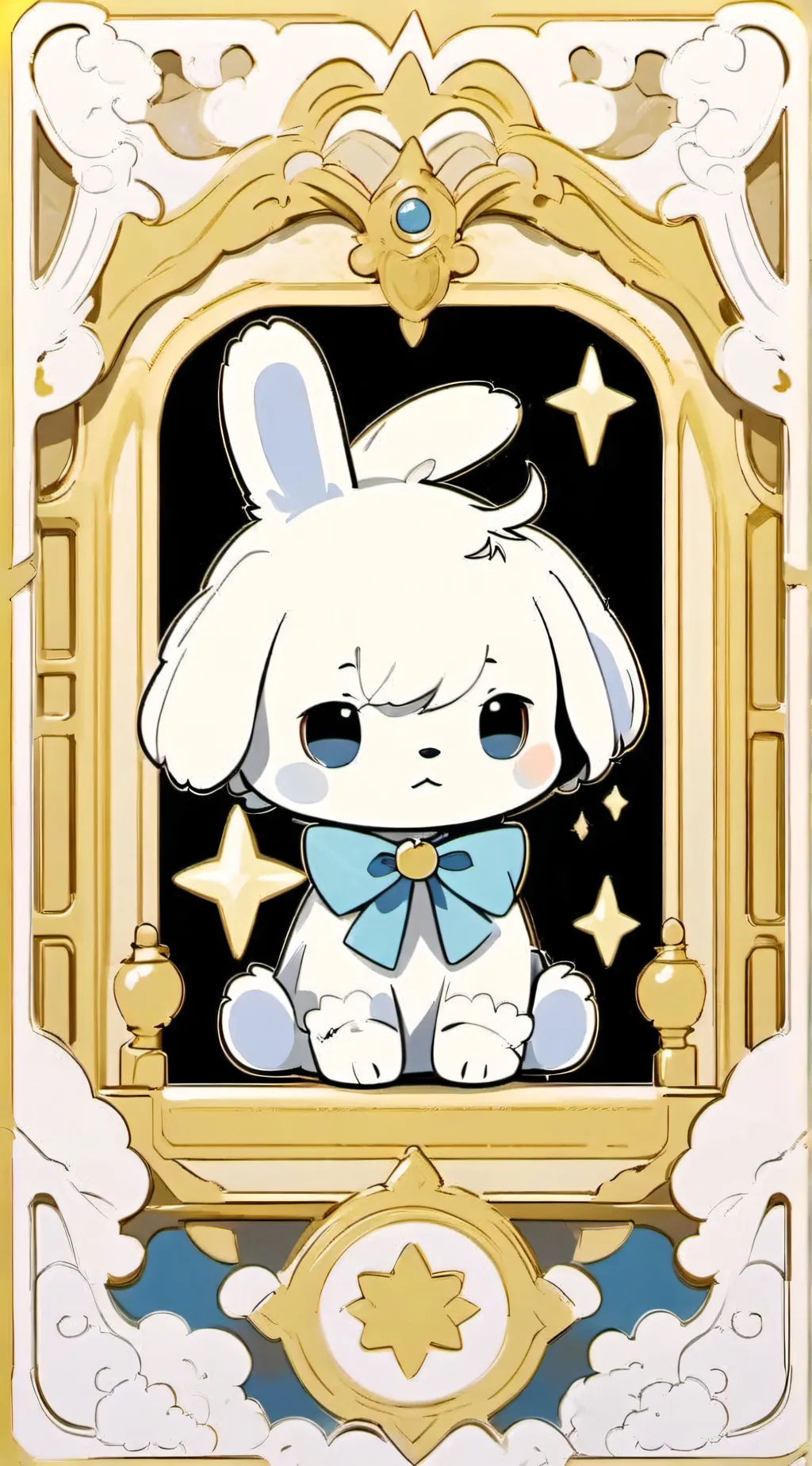 ai character: Cinnamoroll background