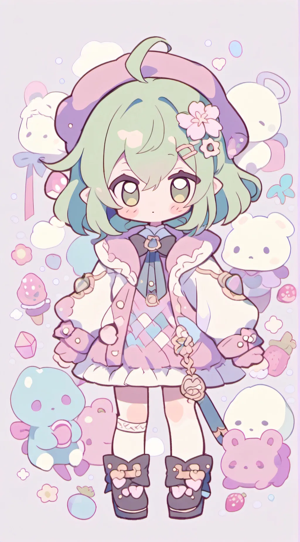 ai character: maya background