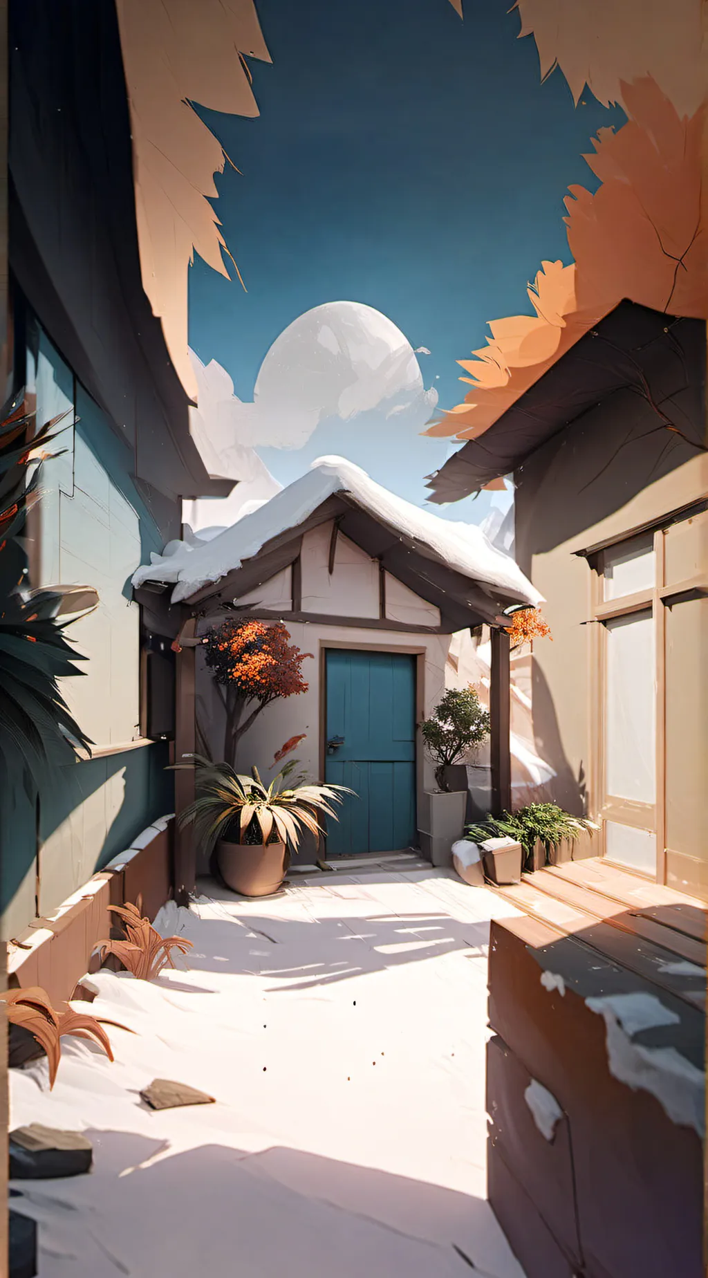 ai character: MHA (Winter Break) background