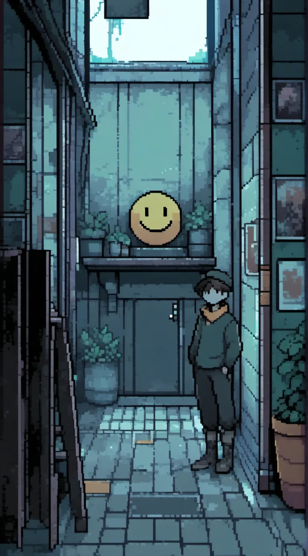 ai character: Emoji chat background