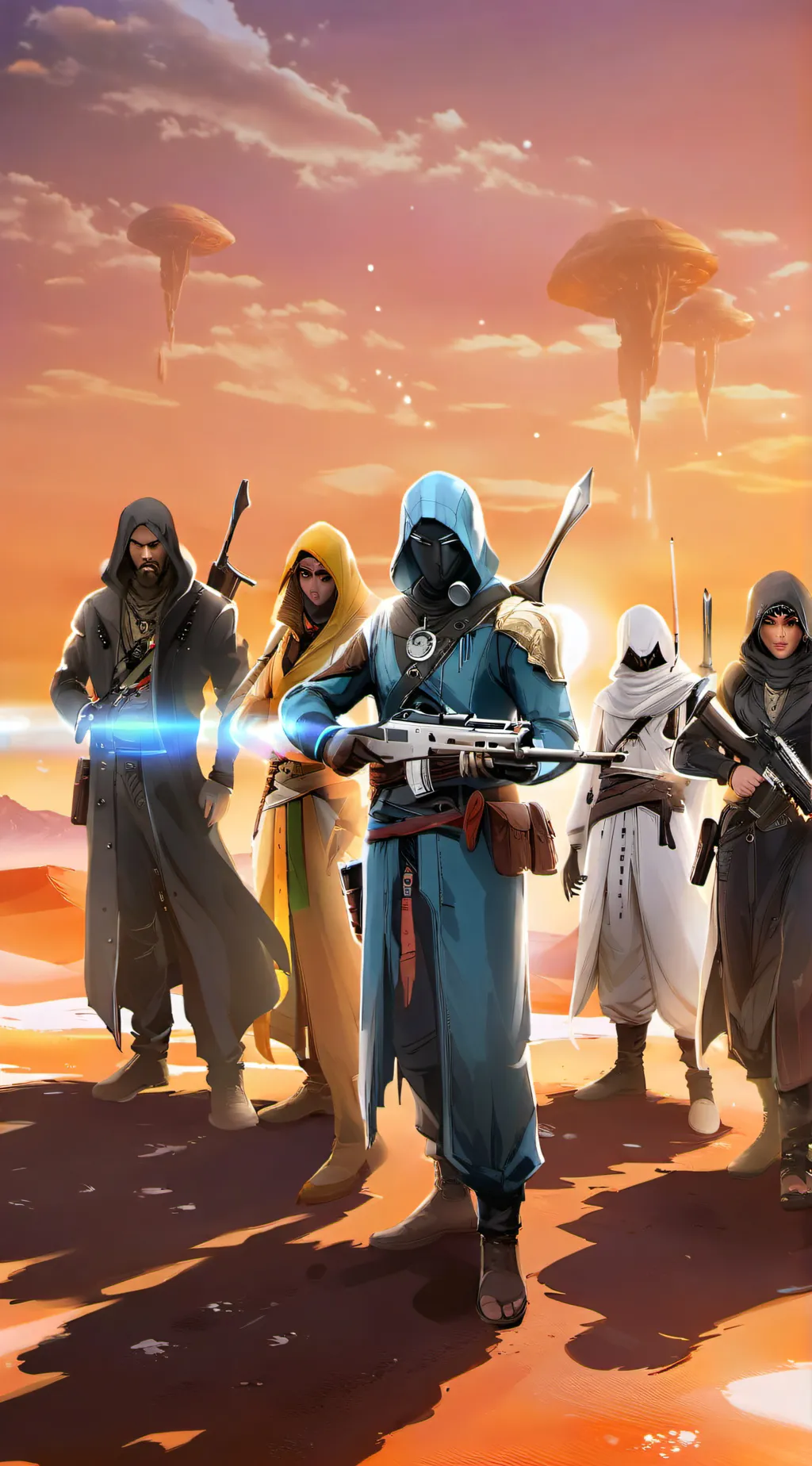 ai character: The bounty background