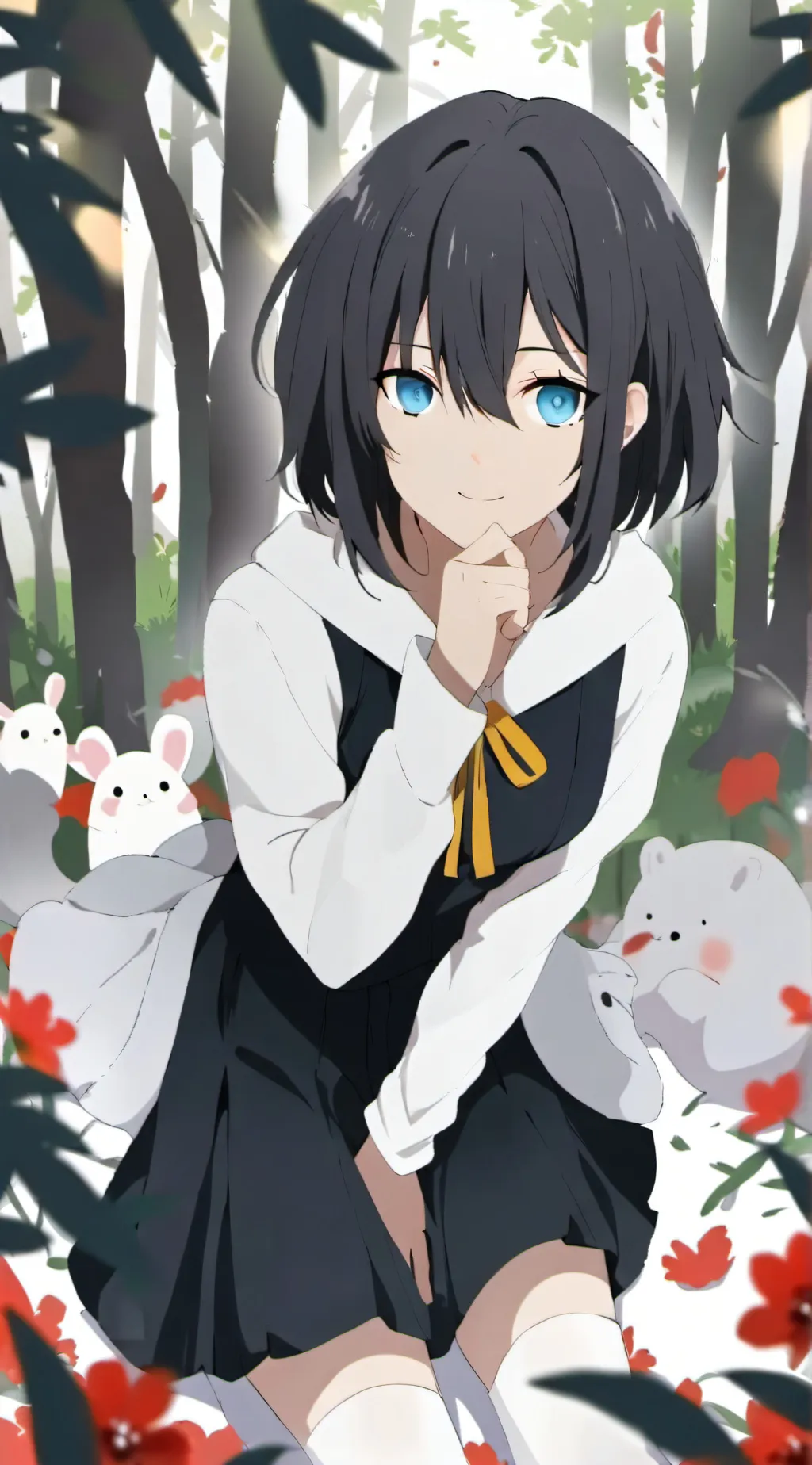 ai character: demon slayer  background