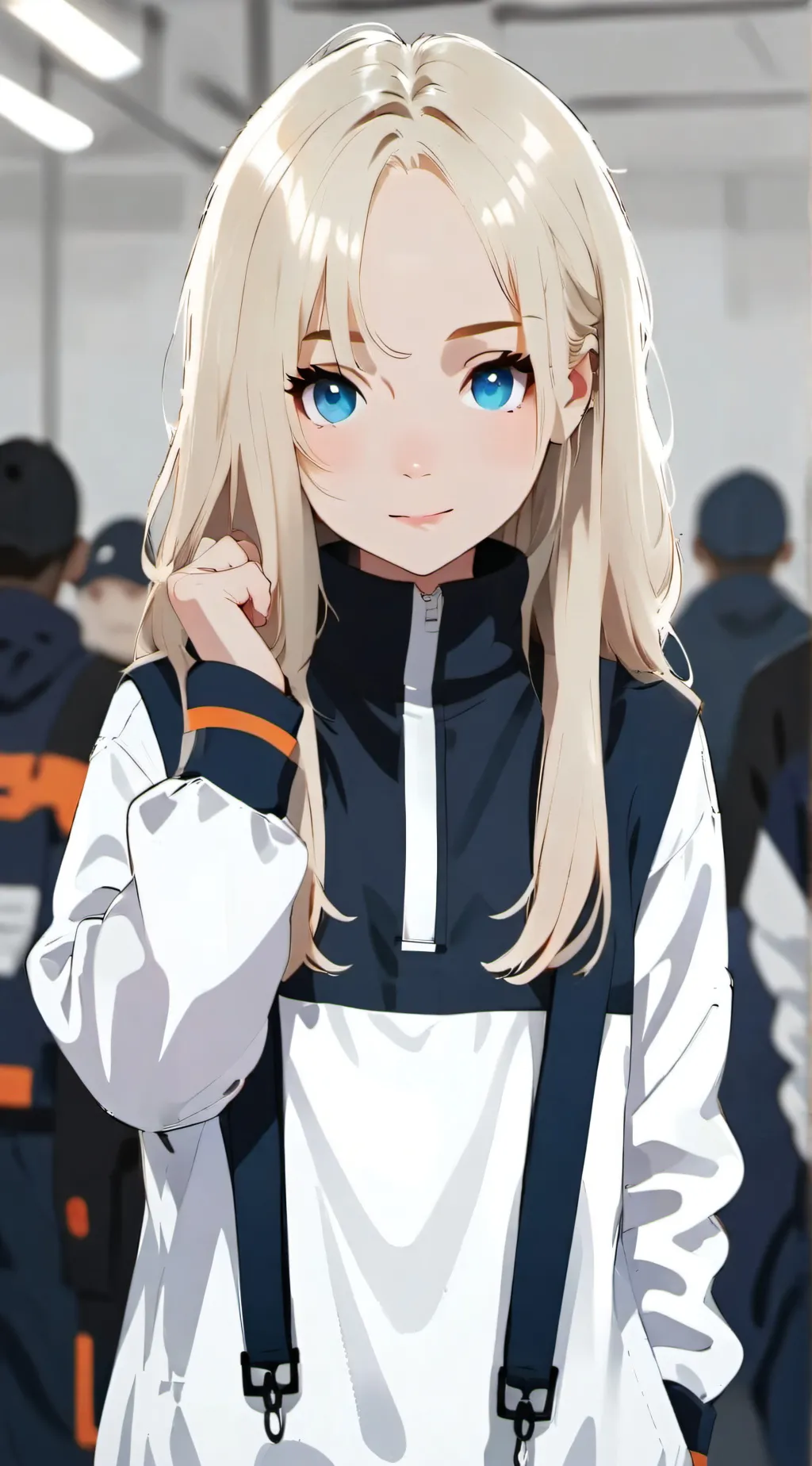 ai character: Crystal background