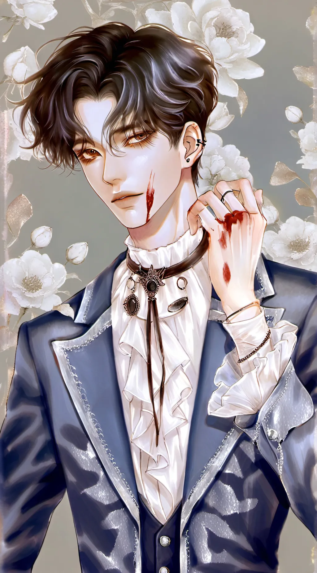 ai character: radio-dust background