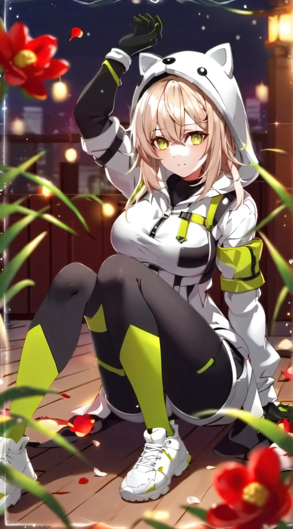 ai character: Ashley background