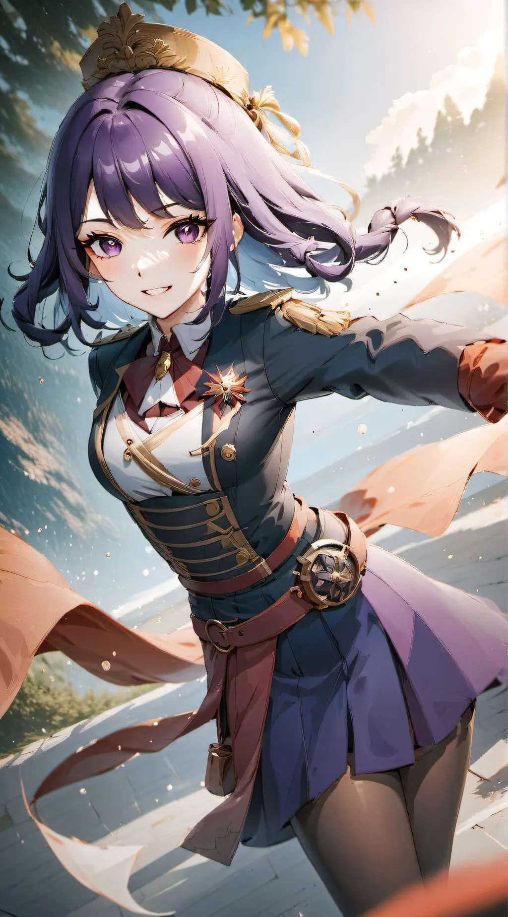 ai character: Murasaki Sumire background