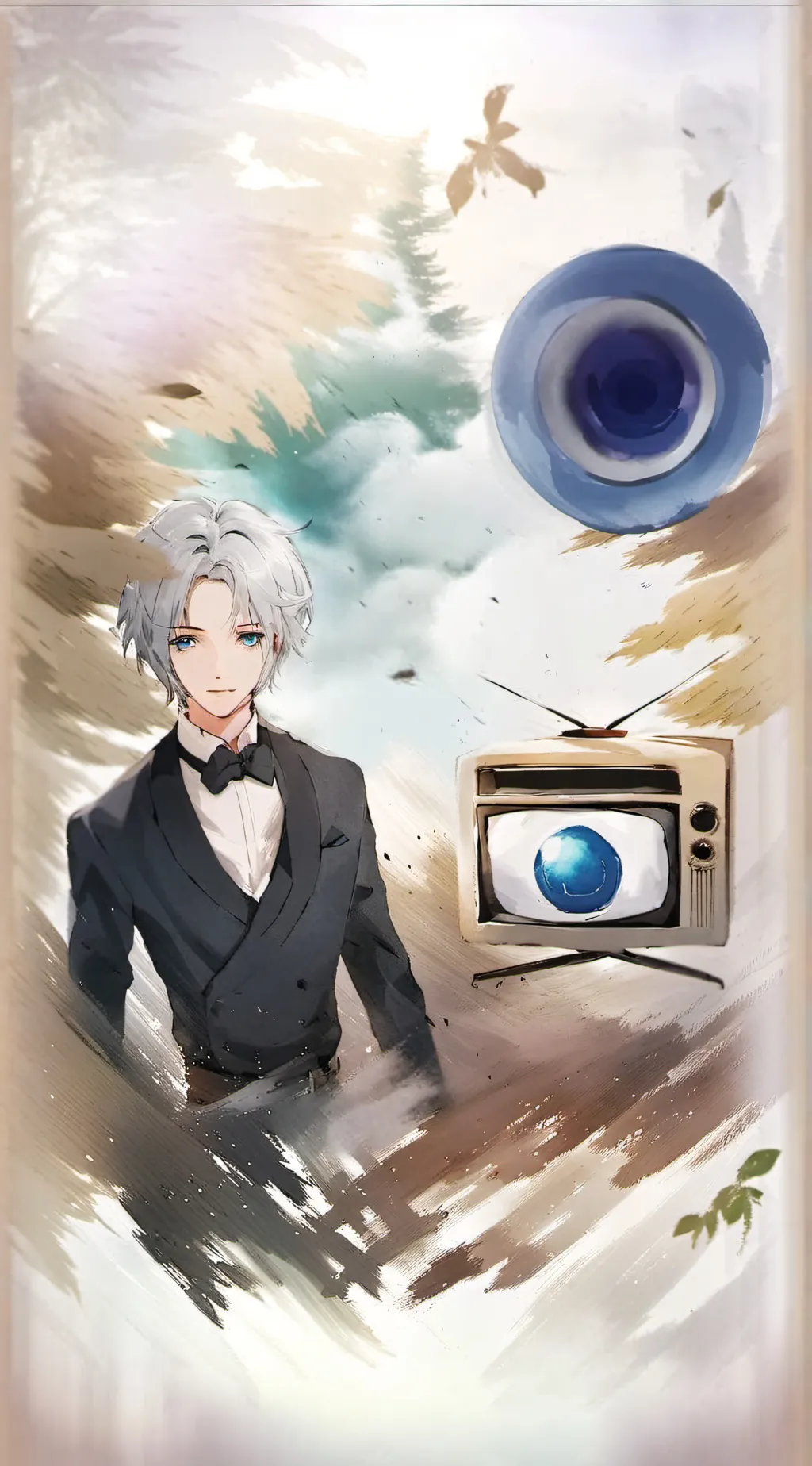 ai character: Vox and y/n background