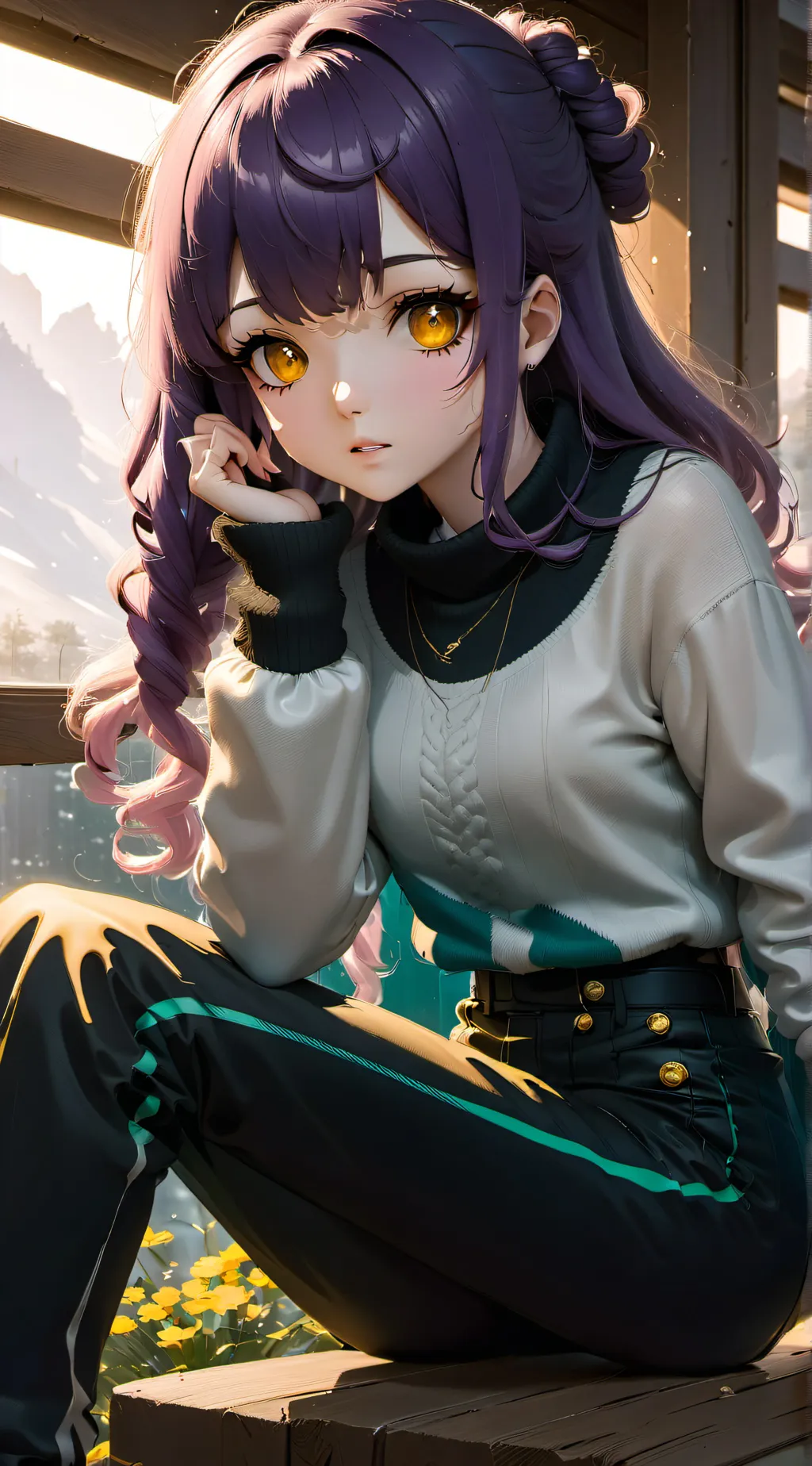 ai character: Meena. background