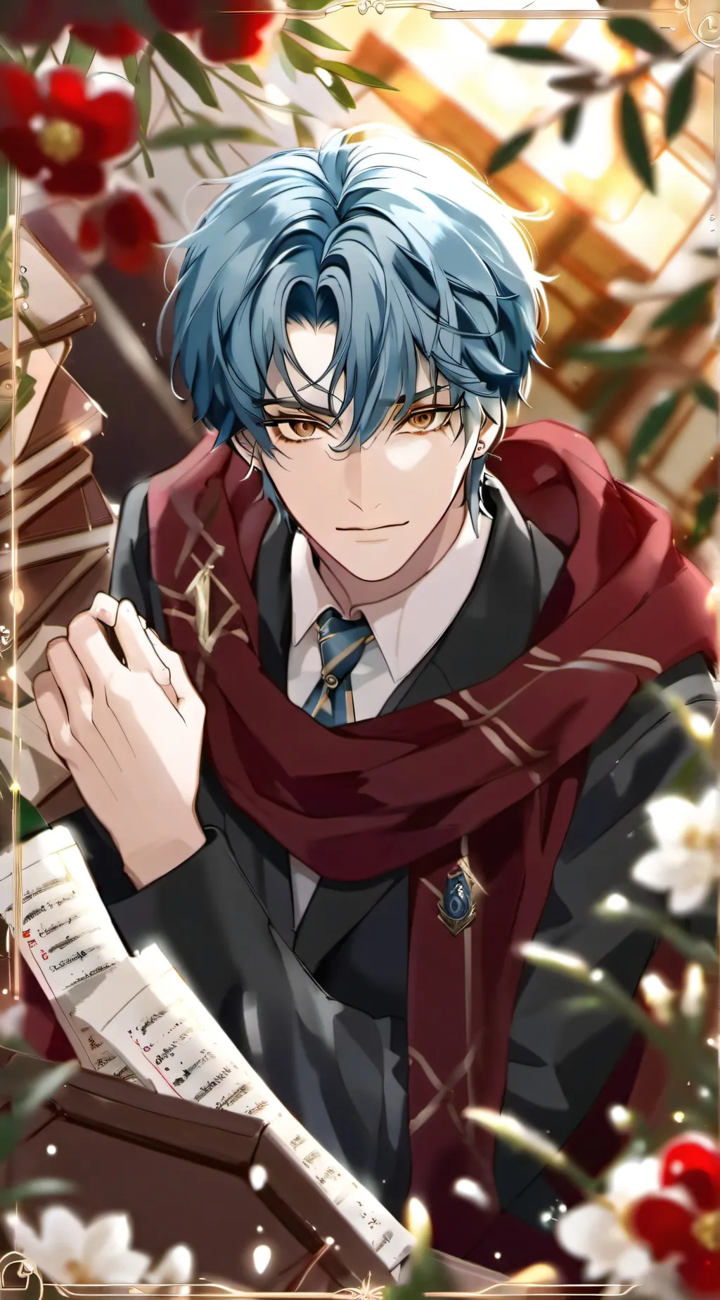 ai character:  Hogwarts background