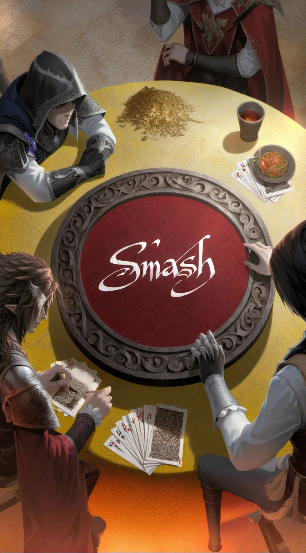 ai character: SMASH OR PASS  background