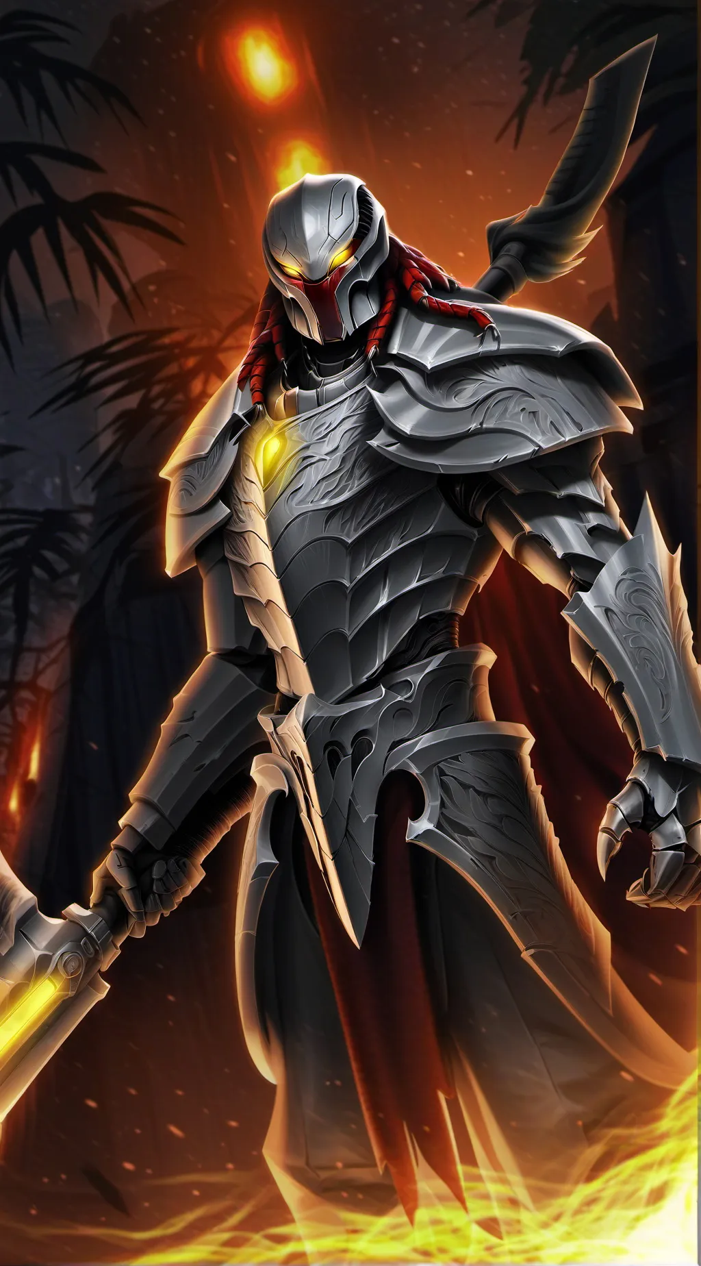 Talkie AI - Chat with Skull (Yautja)