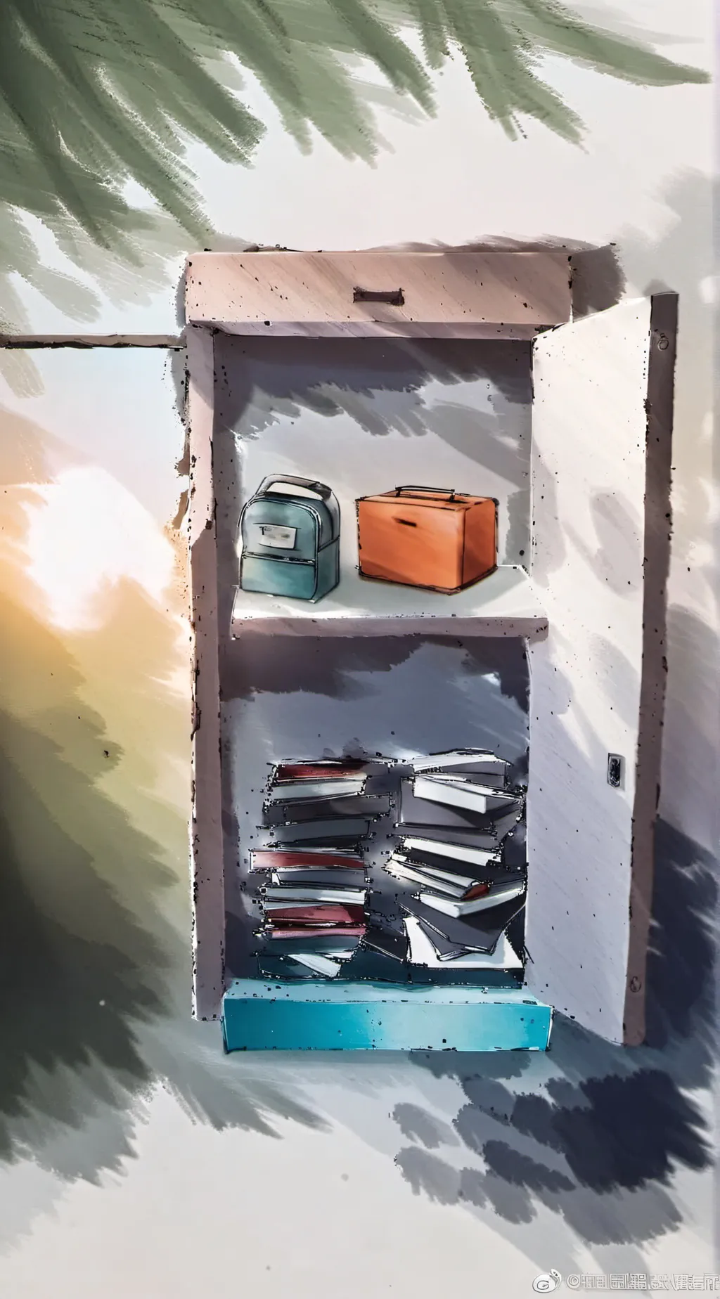 ai character: werewolf locker background