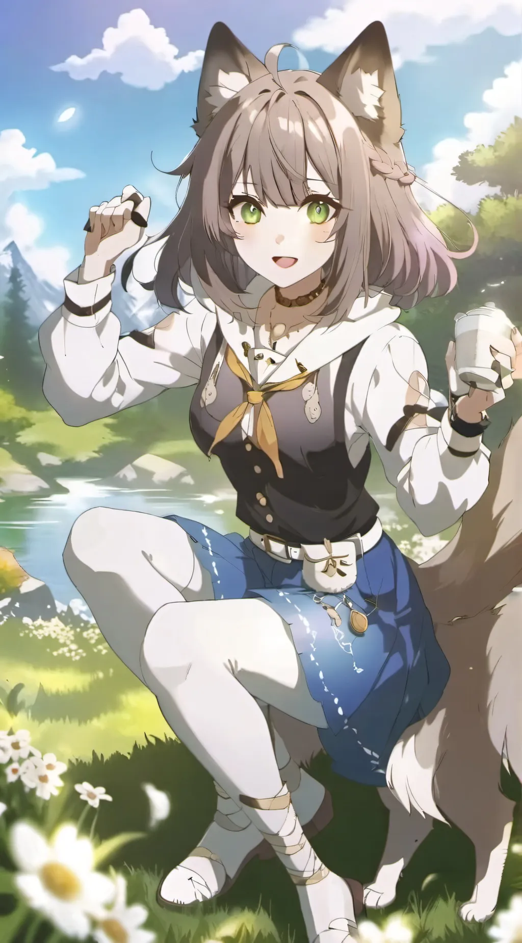 ai character: pet background