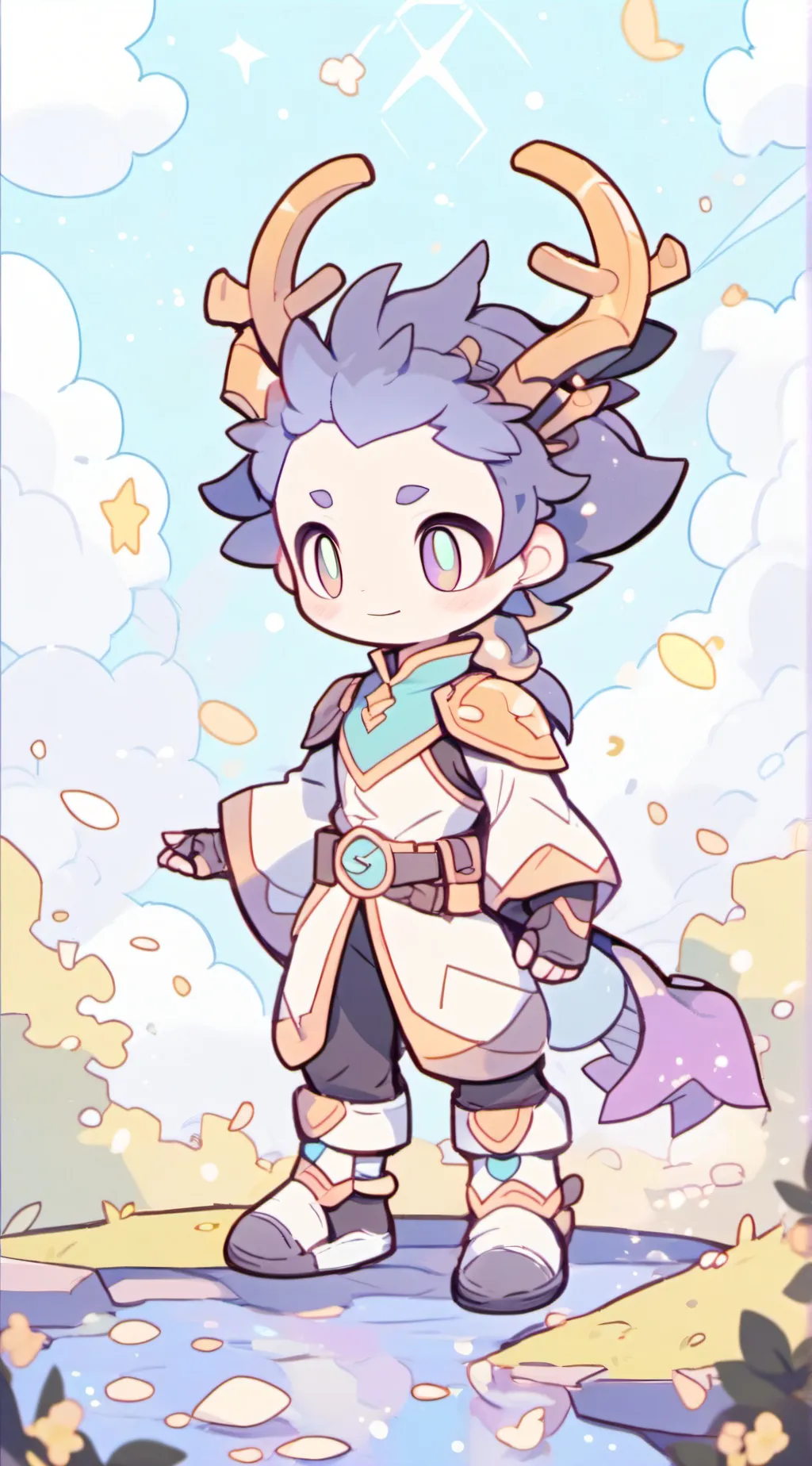 ai character: nebula and Alex background