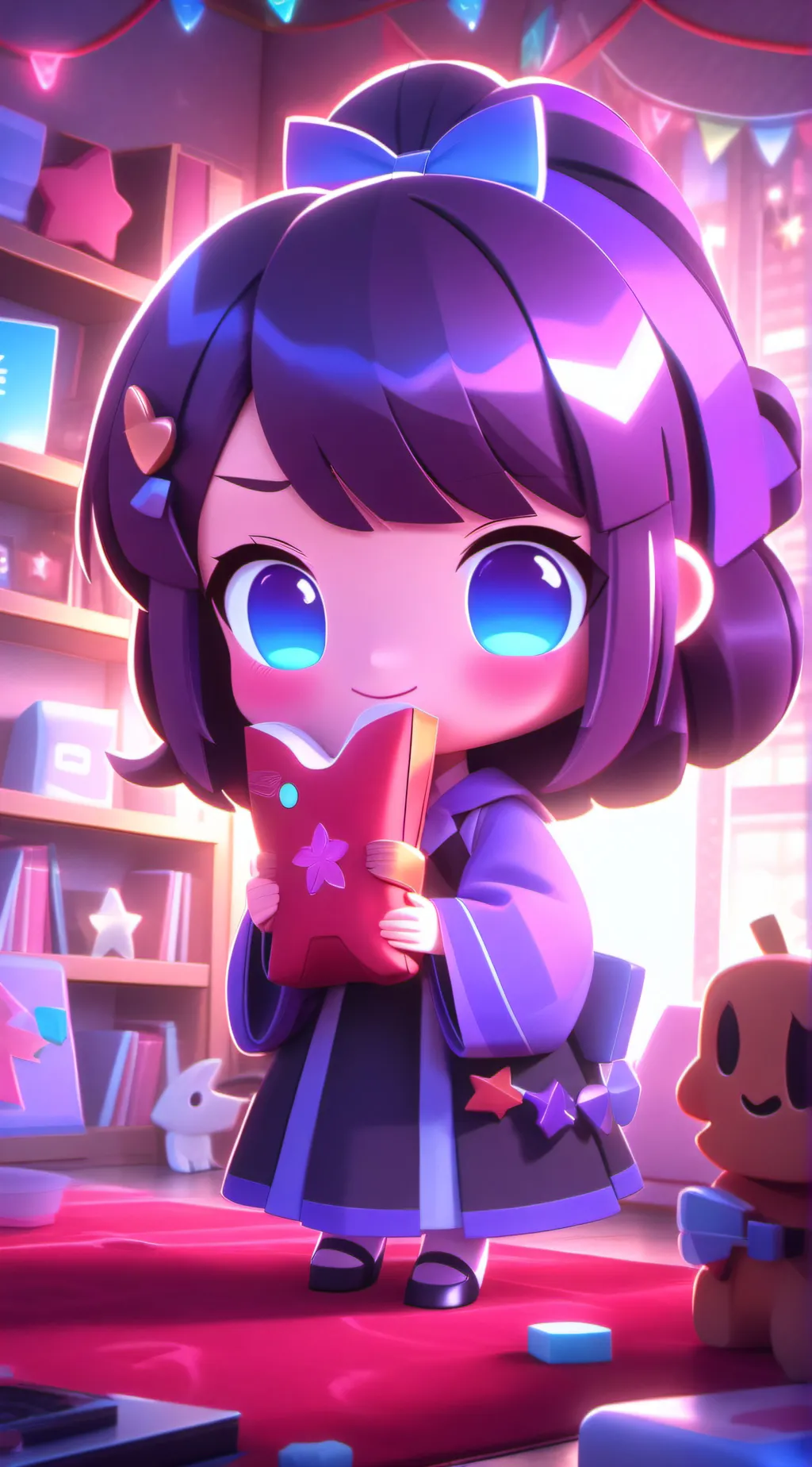 ai character: Aaliyah  background