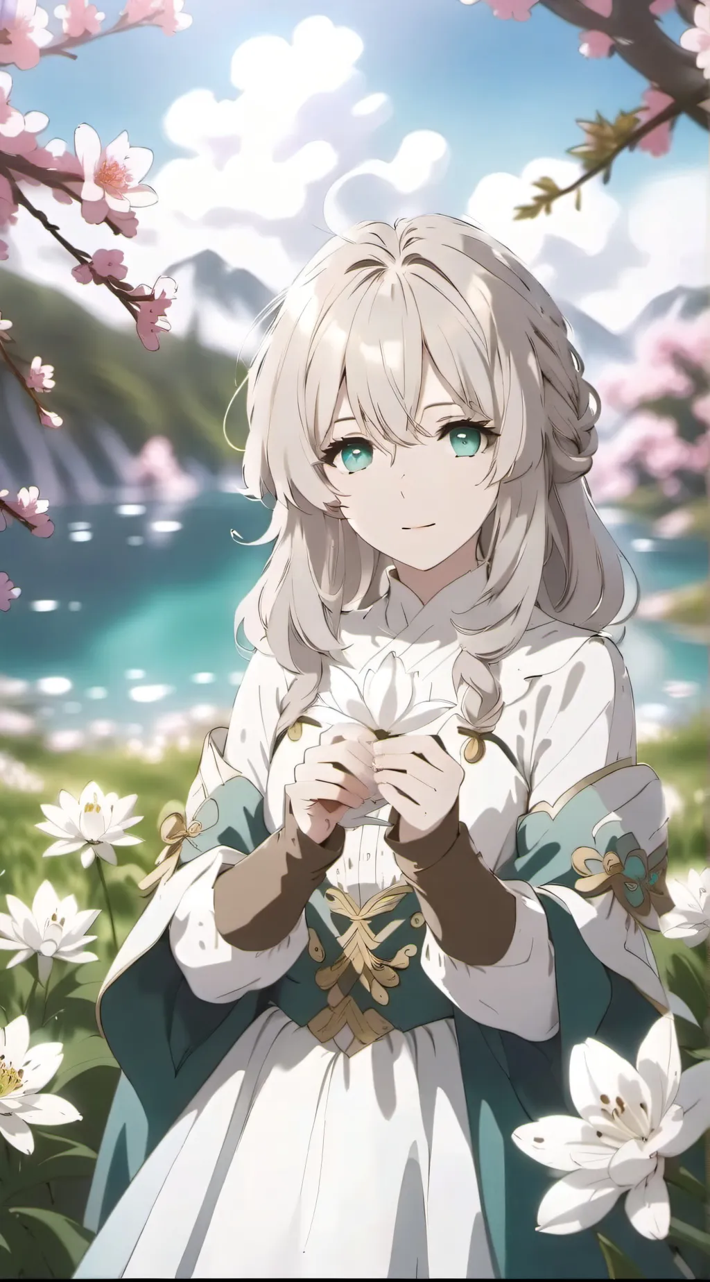 ai character: moonlight lily xd  background