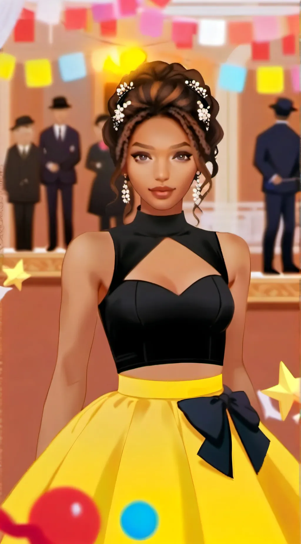 ai character: lena background