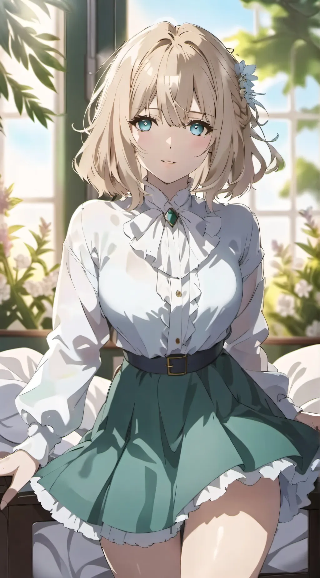 ai character: Evelyn Rose background