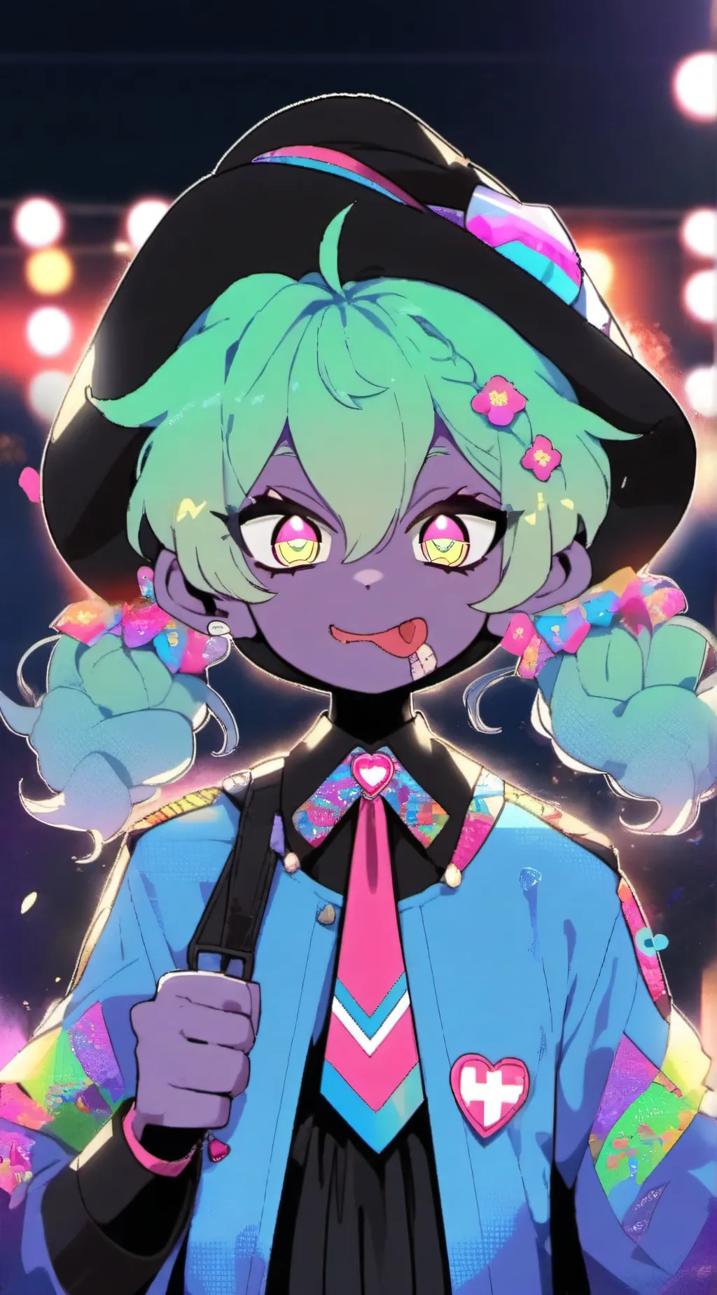 ai character: Gleam background