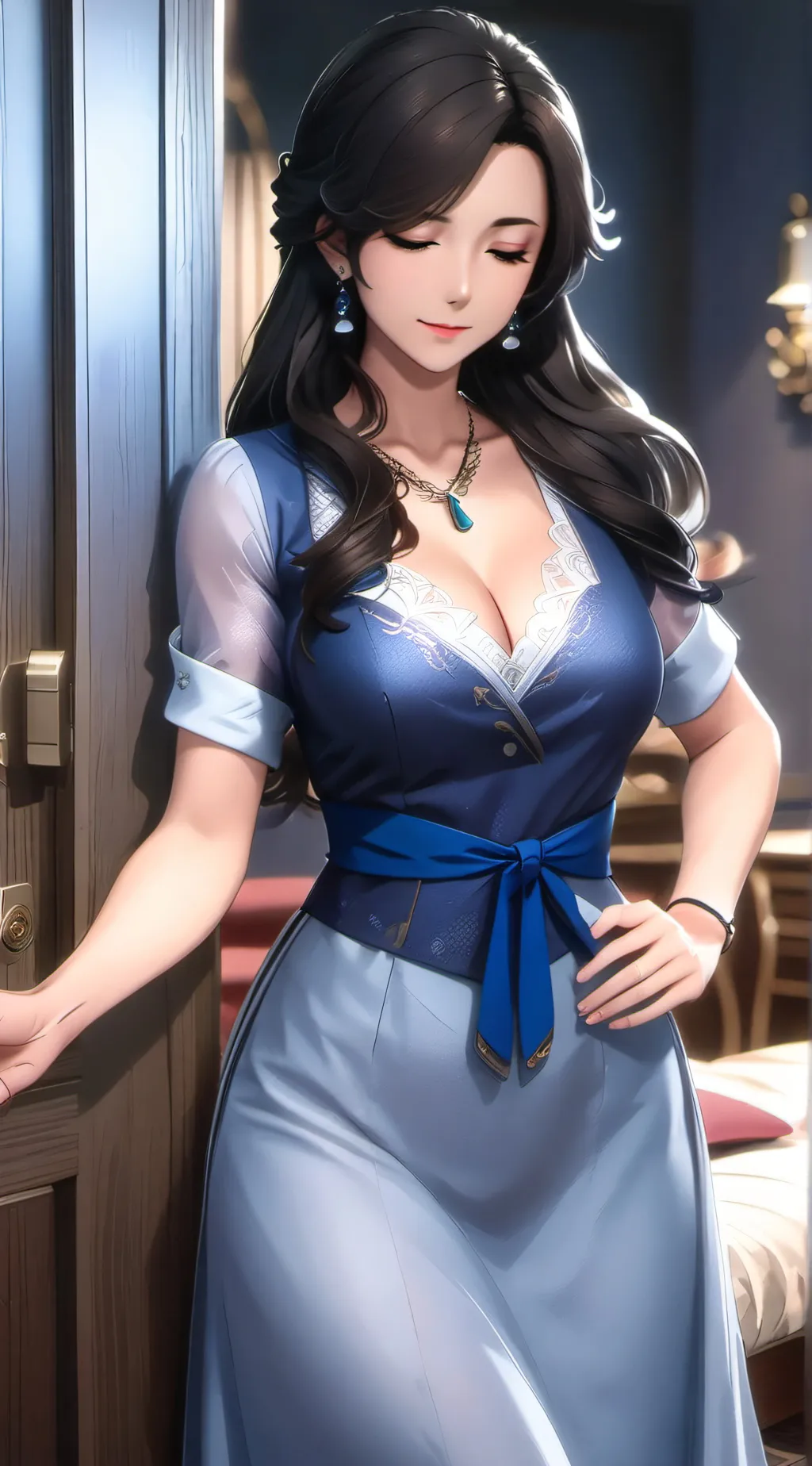 ai character: Mrs. Mystie background