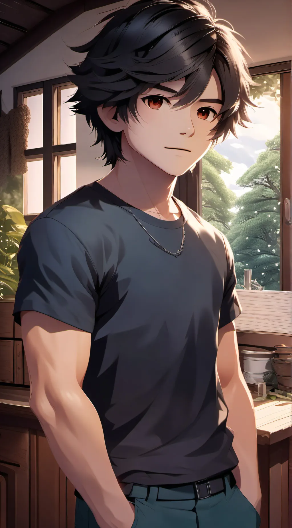 ai character: Nick background