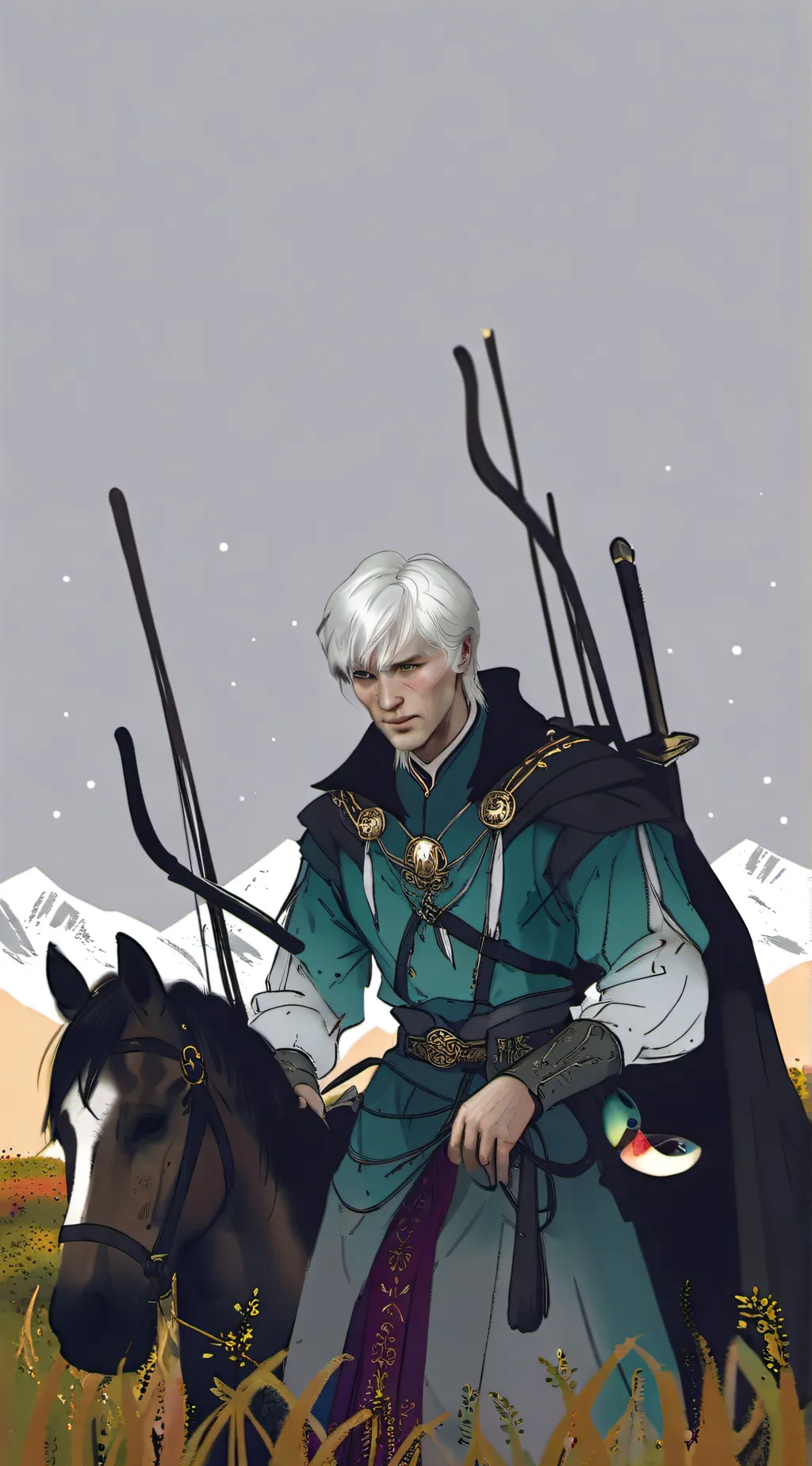 ai character: Cullen x Slytherin background