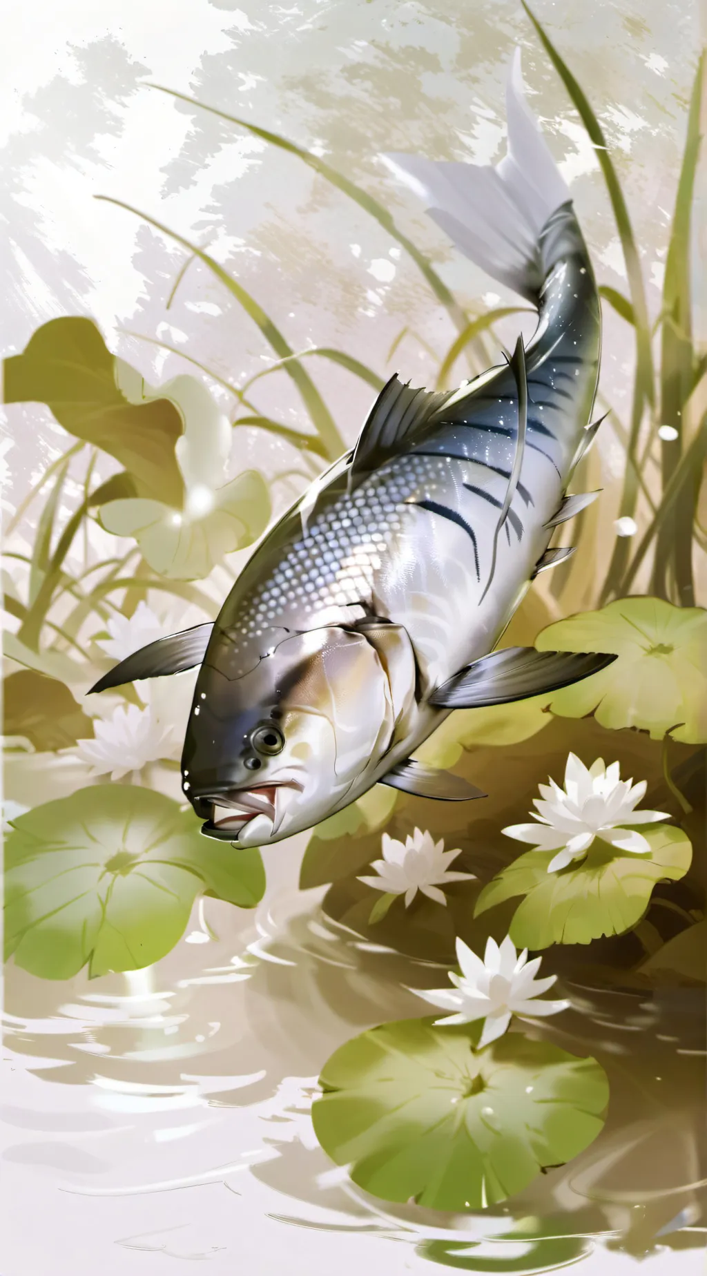 ai character: Mackeral (Fish) background