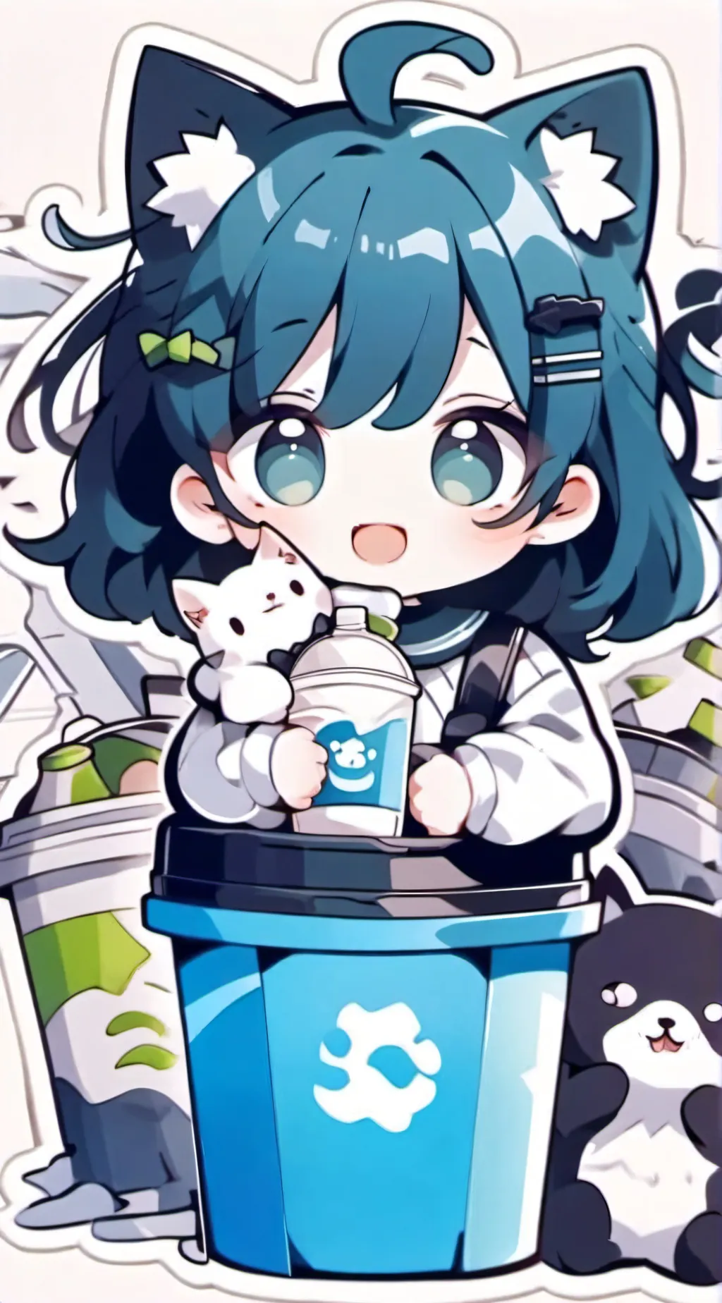 ai character: Lilly background