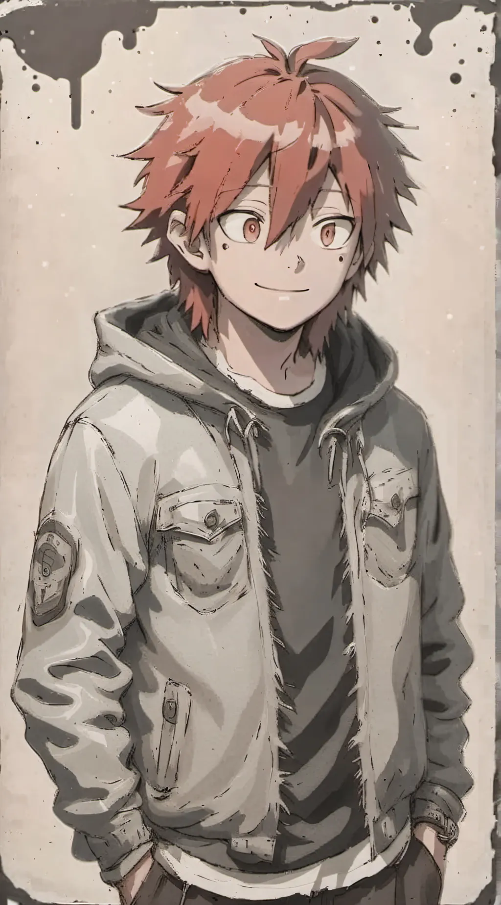 ai character: kirishima  background
