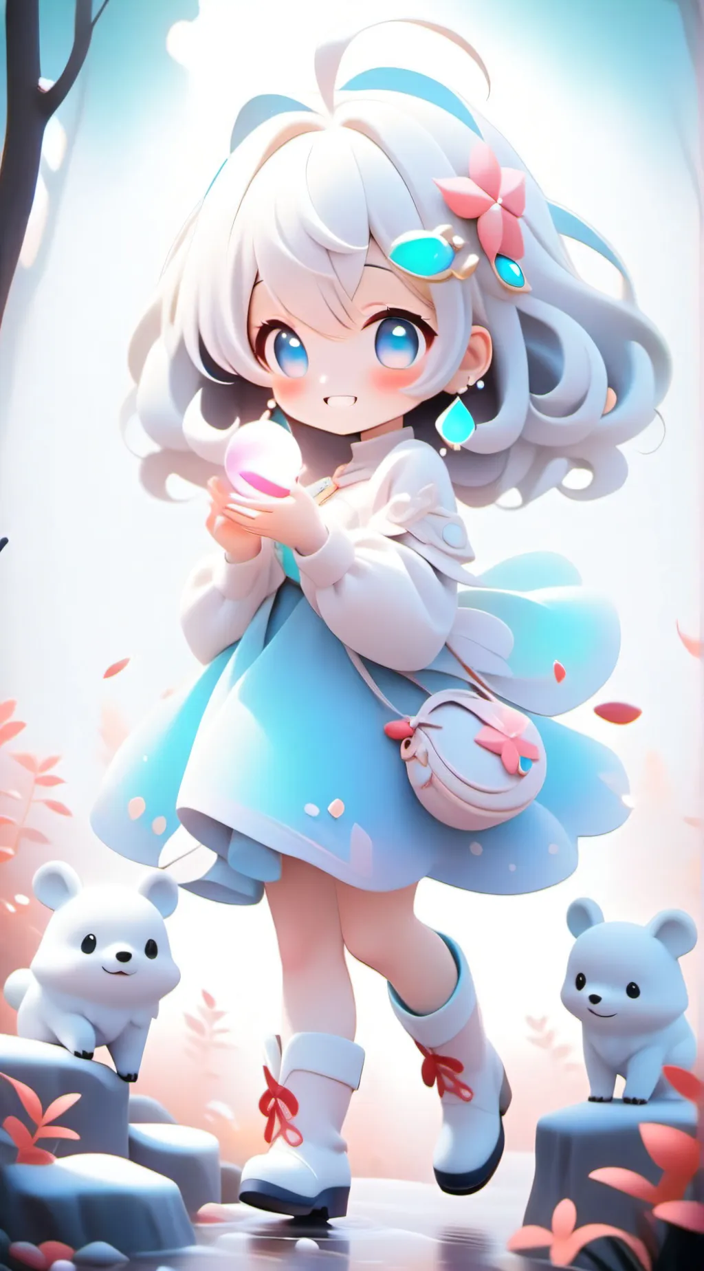 ai character: Opal background