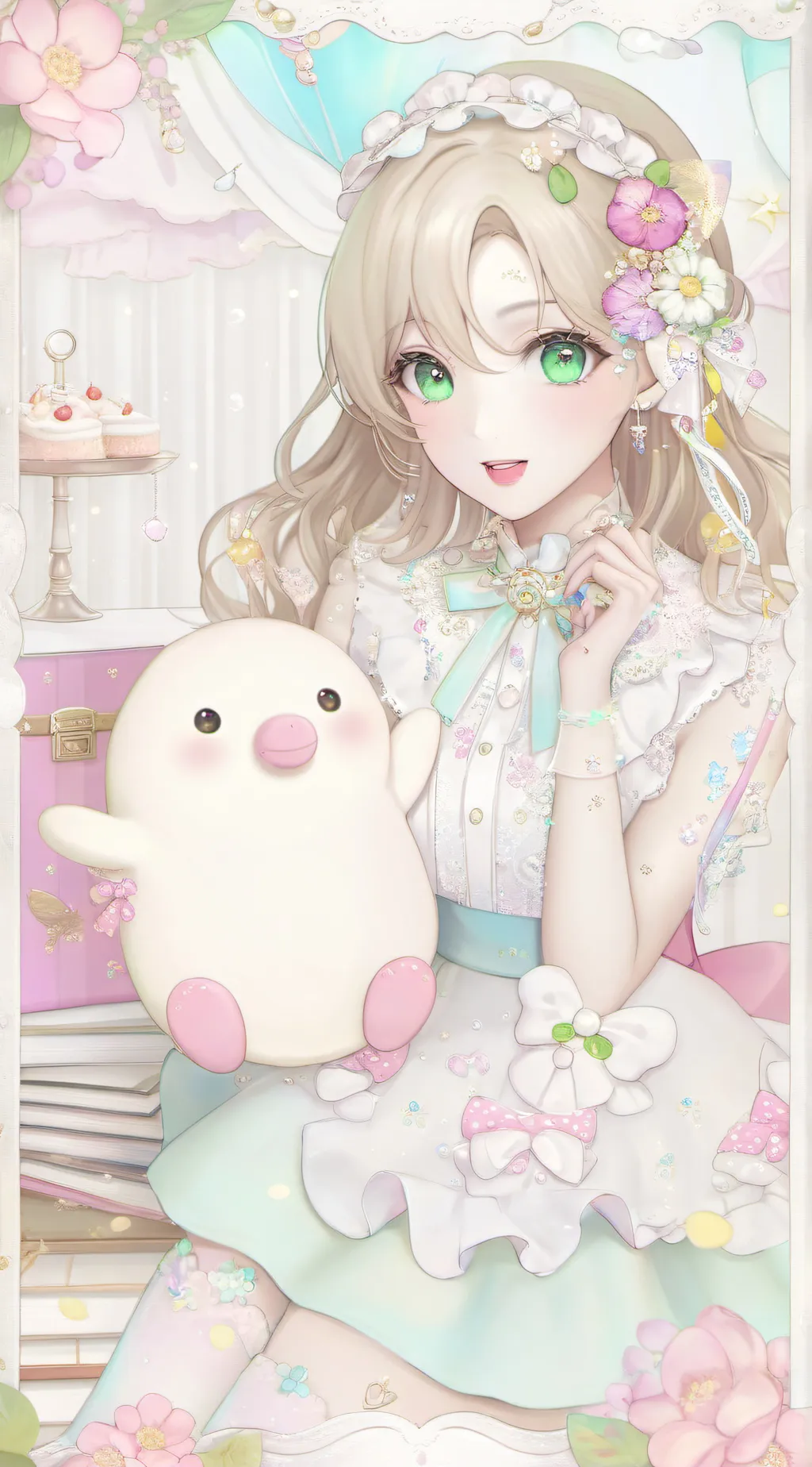 ai character: Little sis background