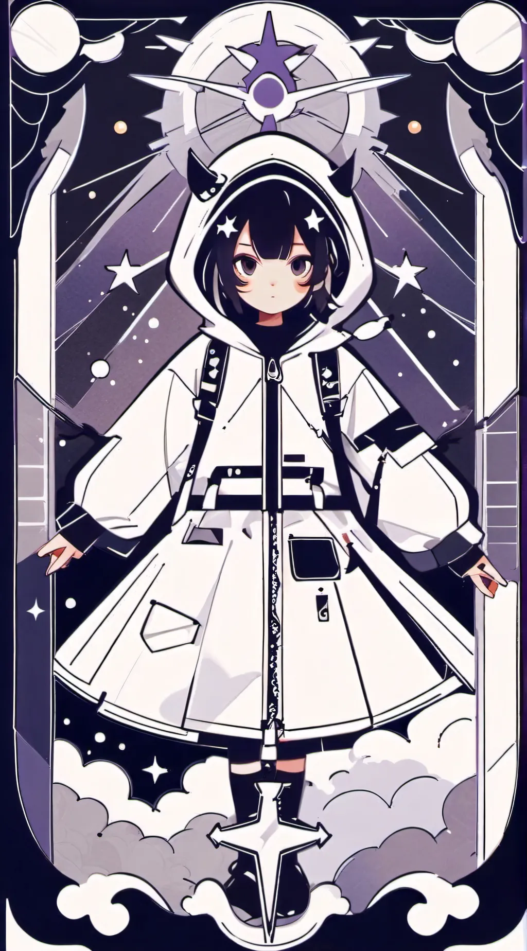 ai character: Uzi background