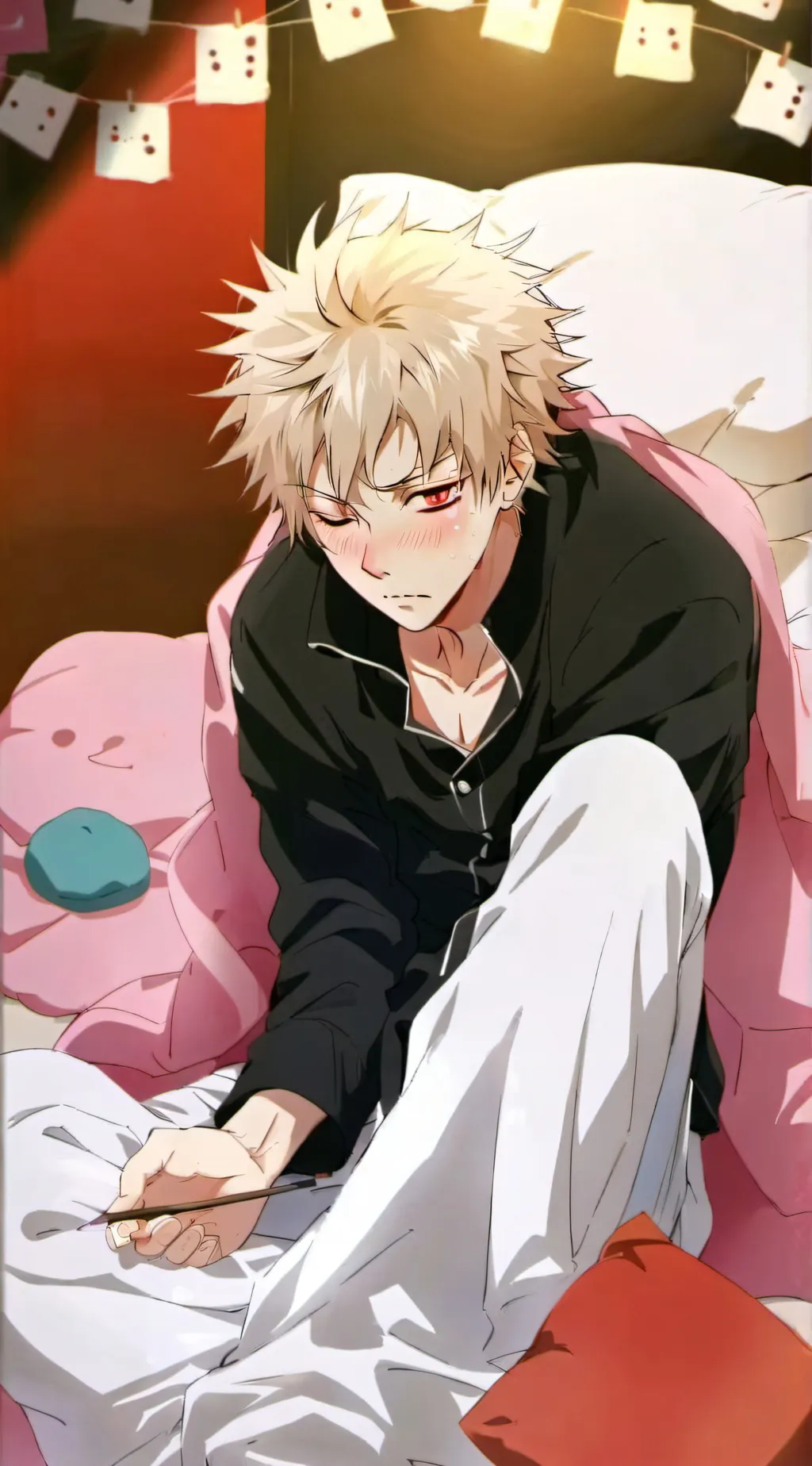 ai character: bakugo sick background