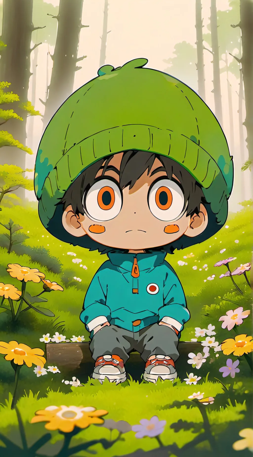 ai character: Dr.klasky csupo au background