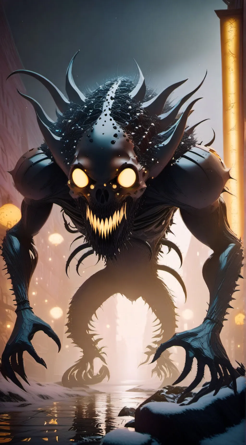 ai character: Strong monster background