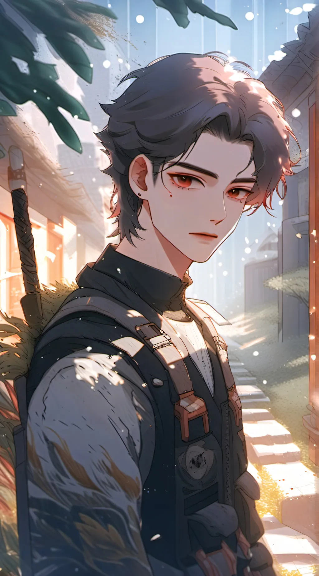 ai character: Christopher  background