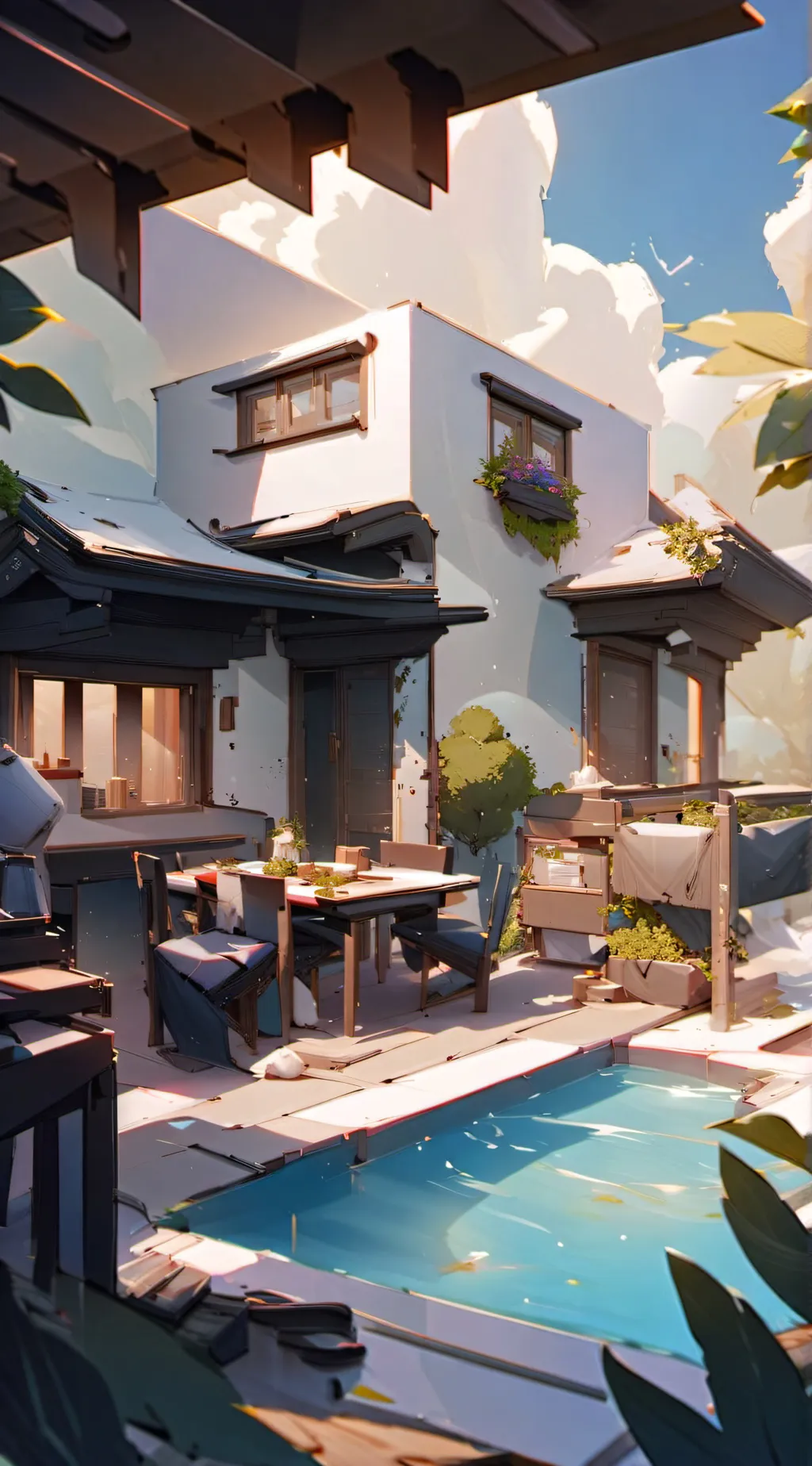 ai character: Smiling Critters background